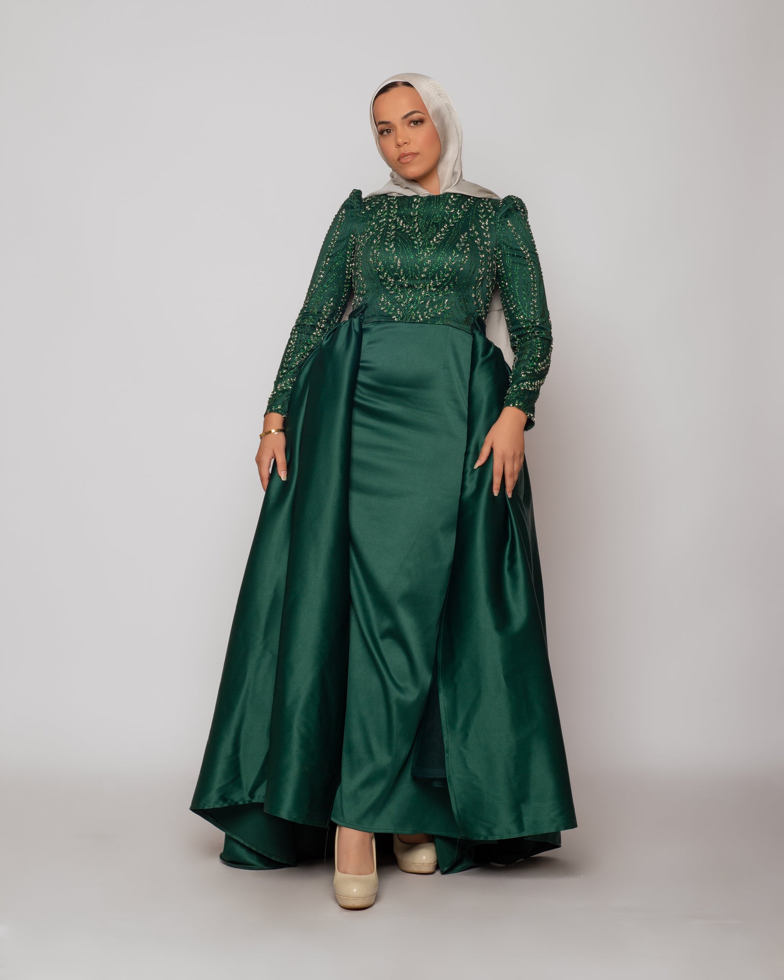 Ball gown - Emerald green