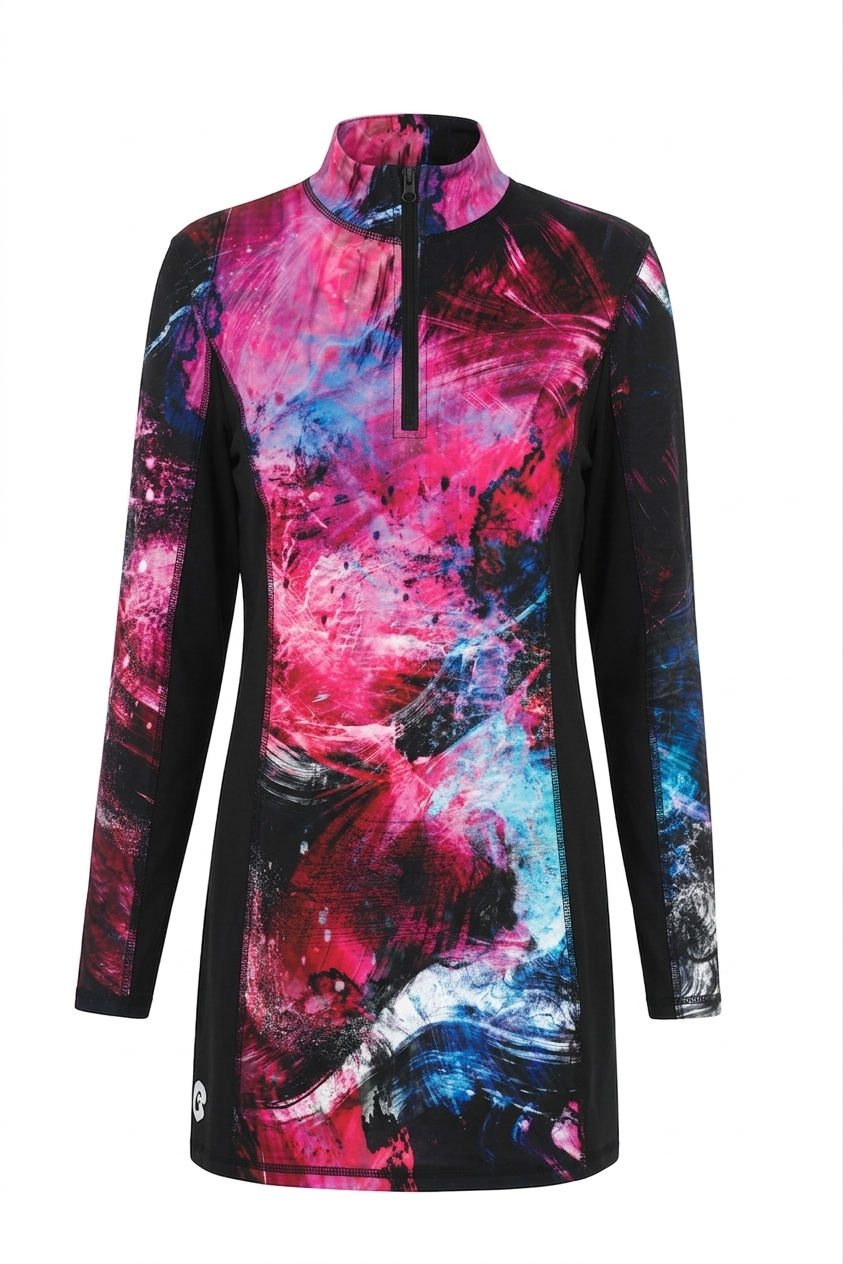 Cosmic Splash Cutout Basic Top