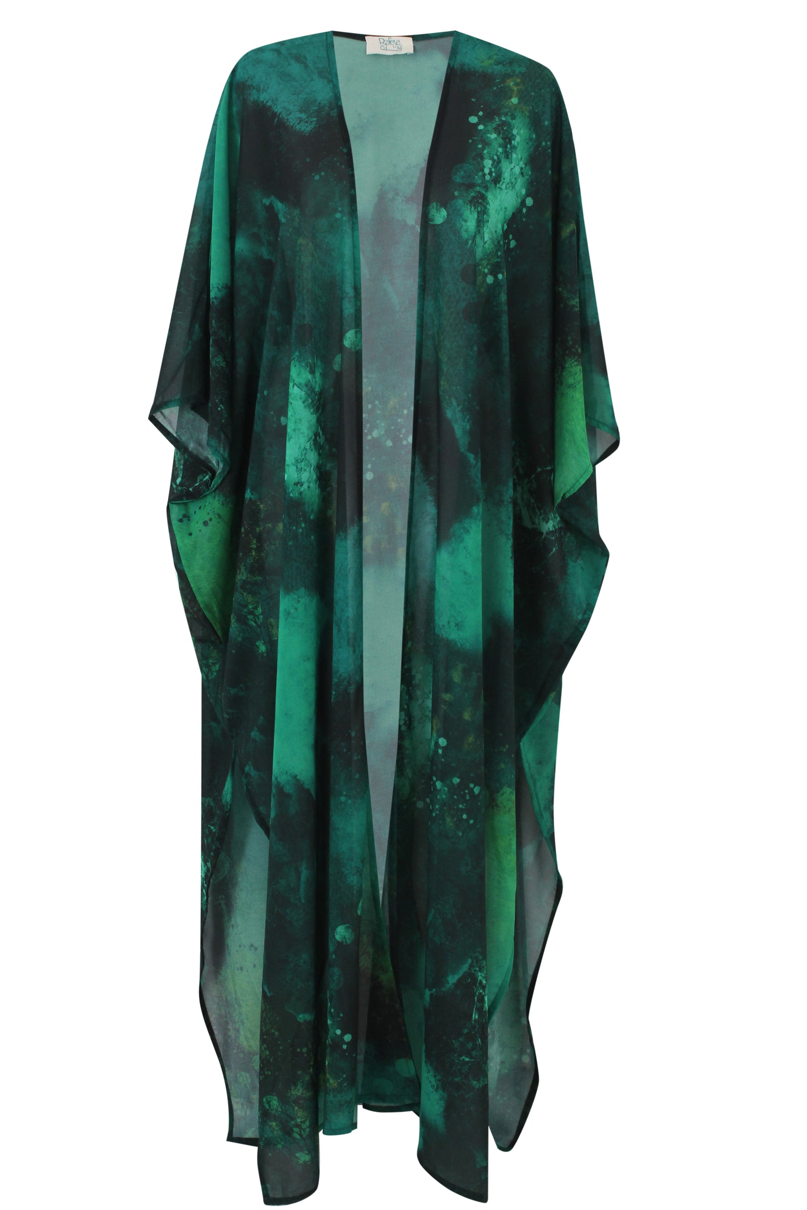 Forest Night Chiffon Kimono
