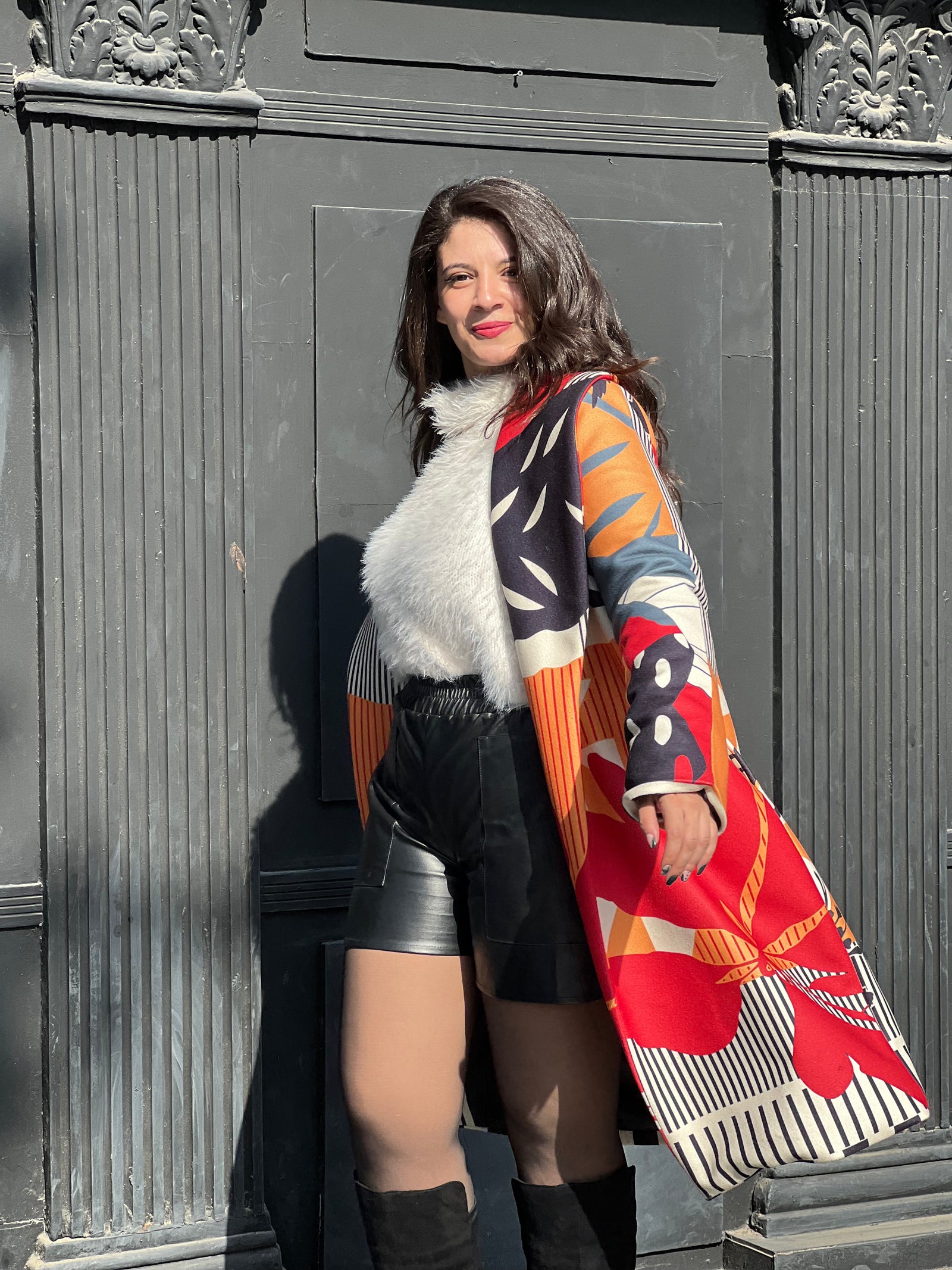 The leaves Wool Coat