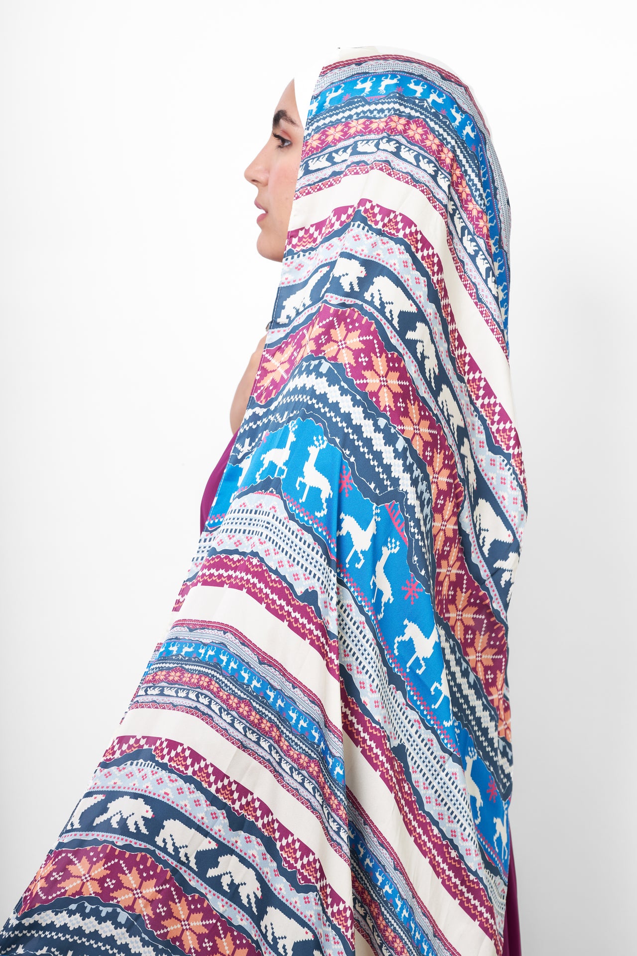 The Polar Satin Scarf