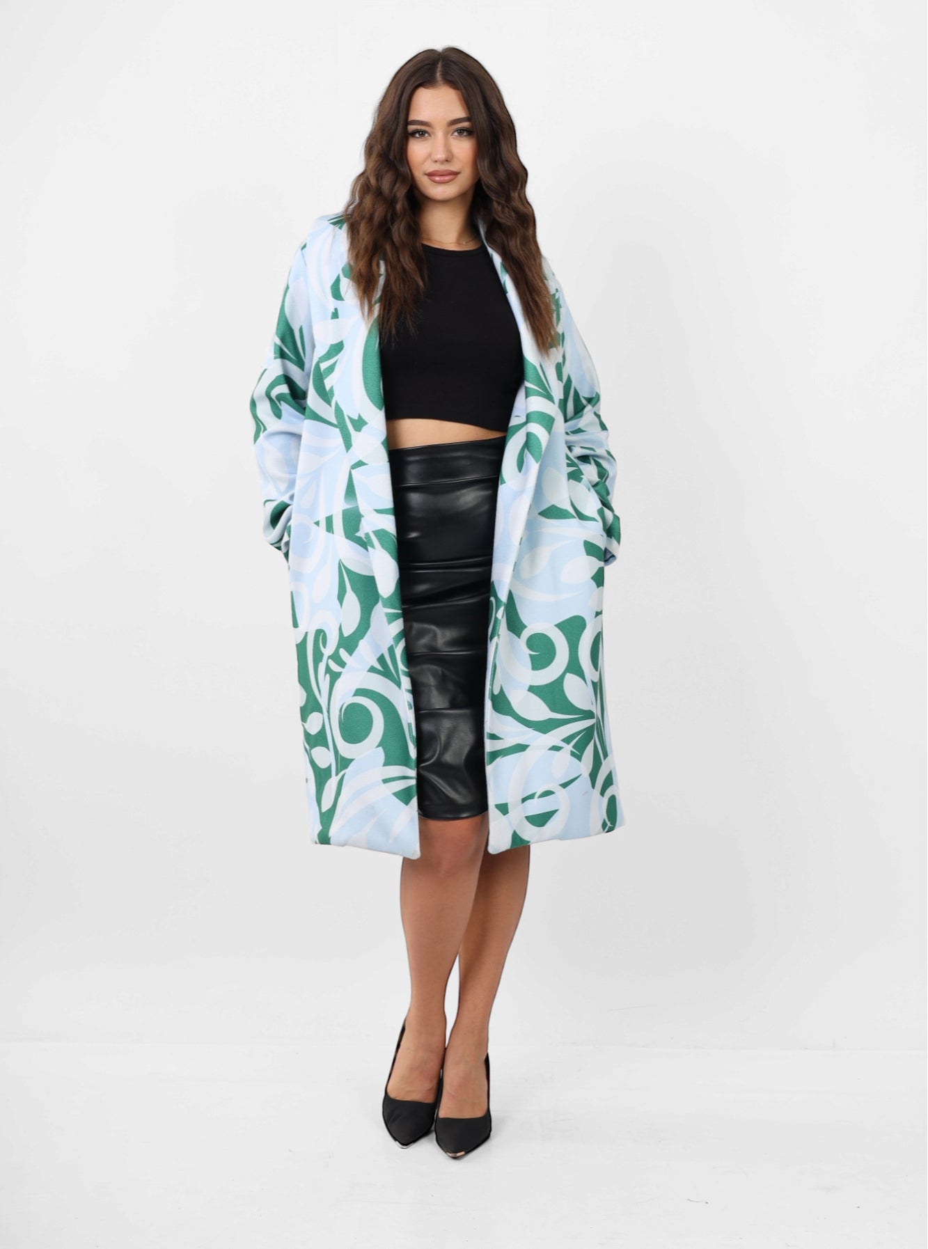 The baby blue Wool Coat