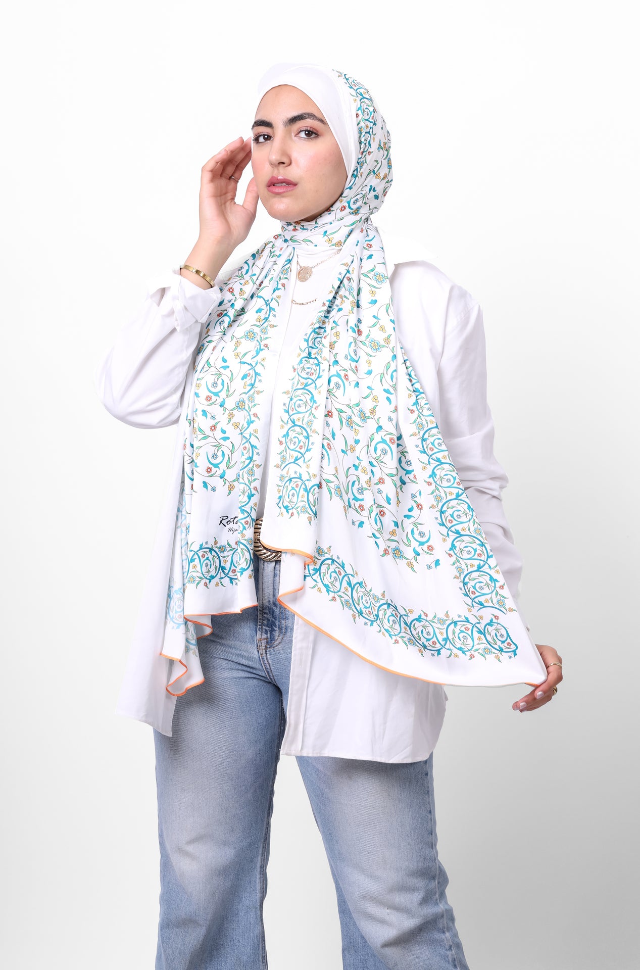 The Daisy Satin Scarf