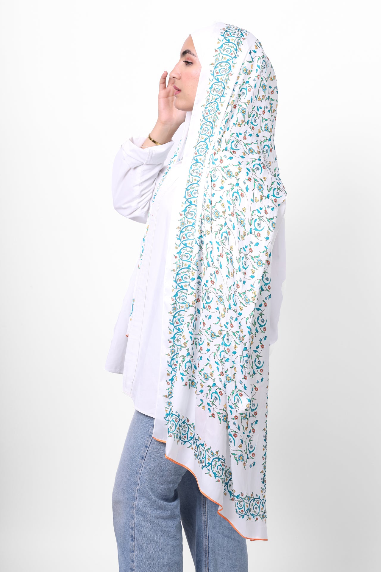 The Daisy Satin Scarf