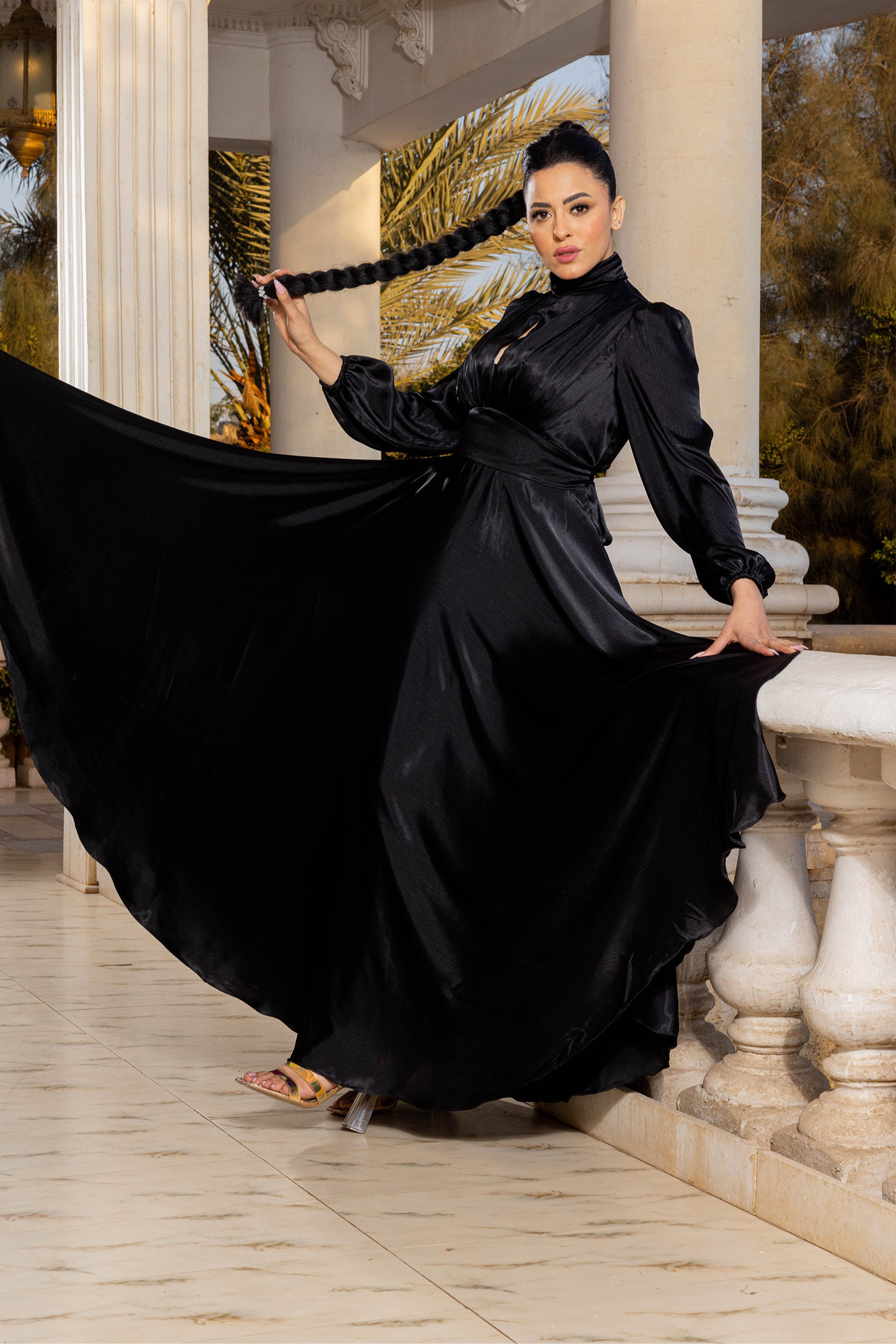 Radiance Maxi Gown - Black