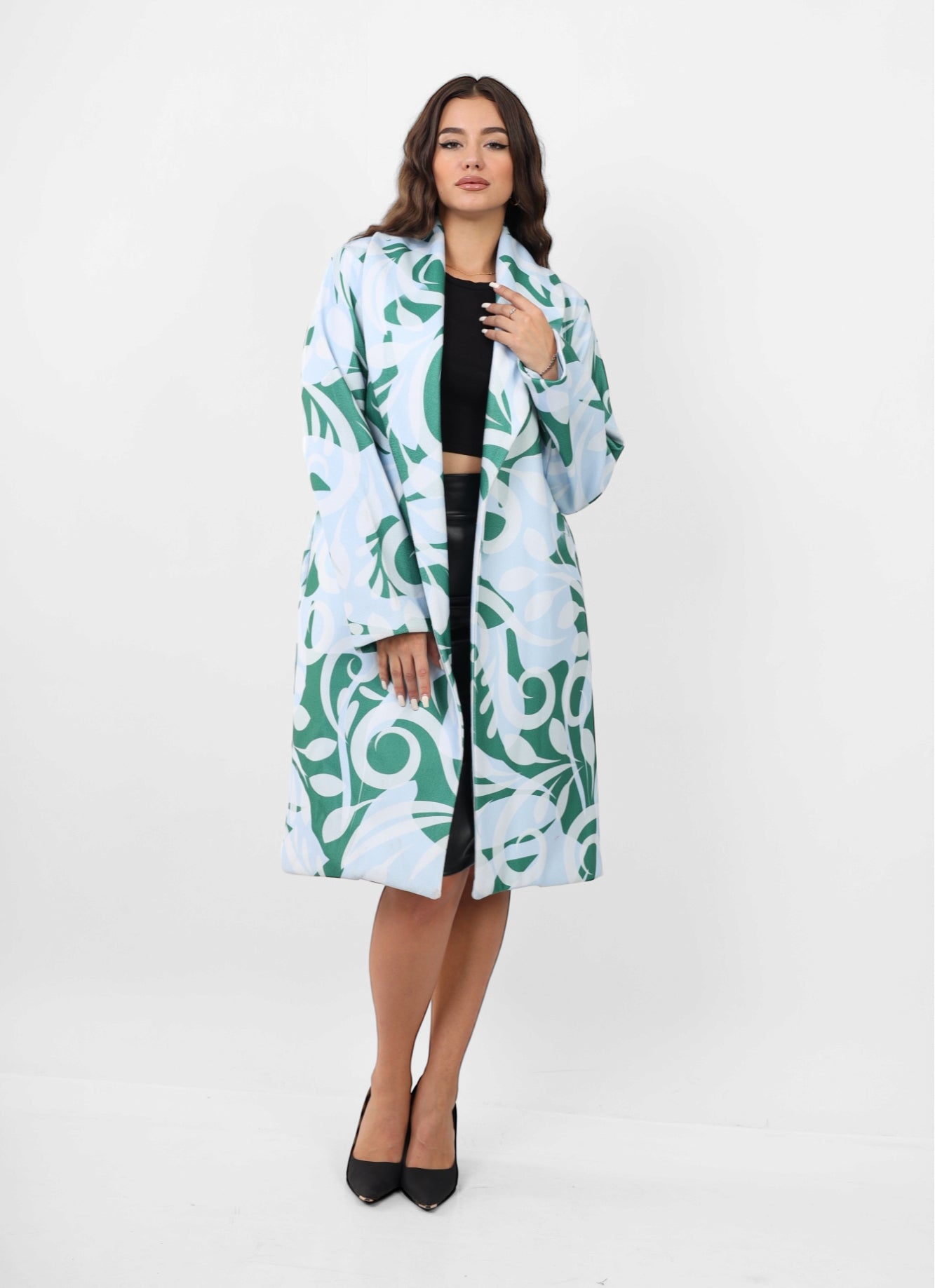 The baby blue Wool Coat