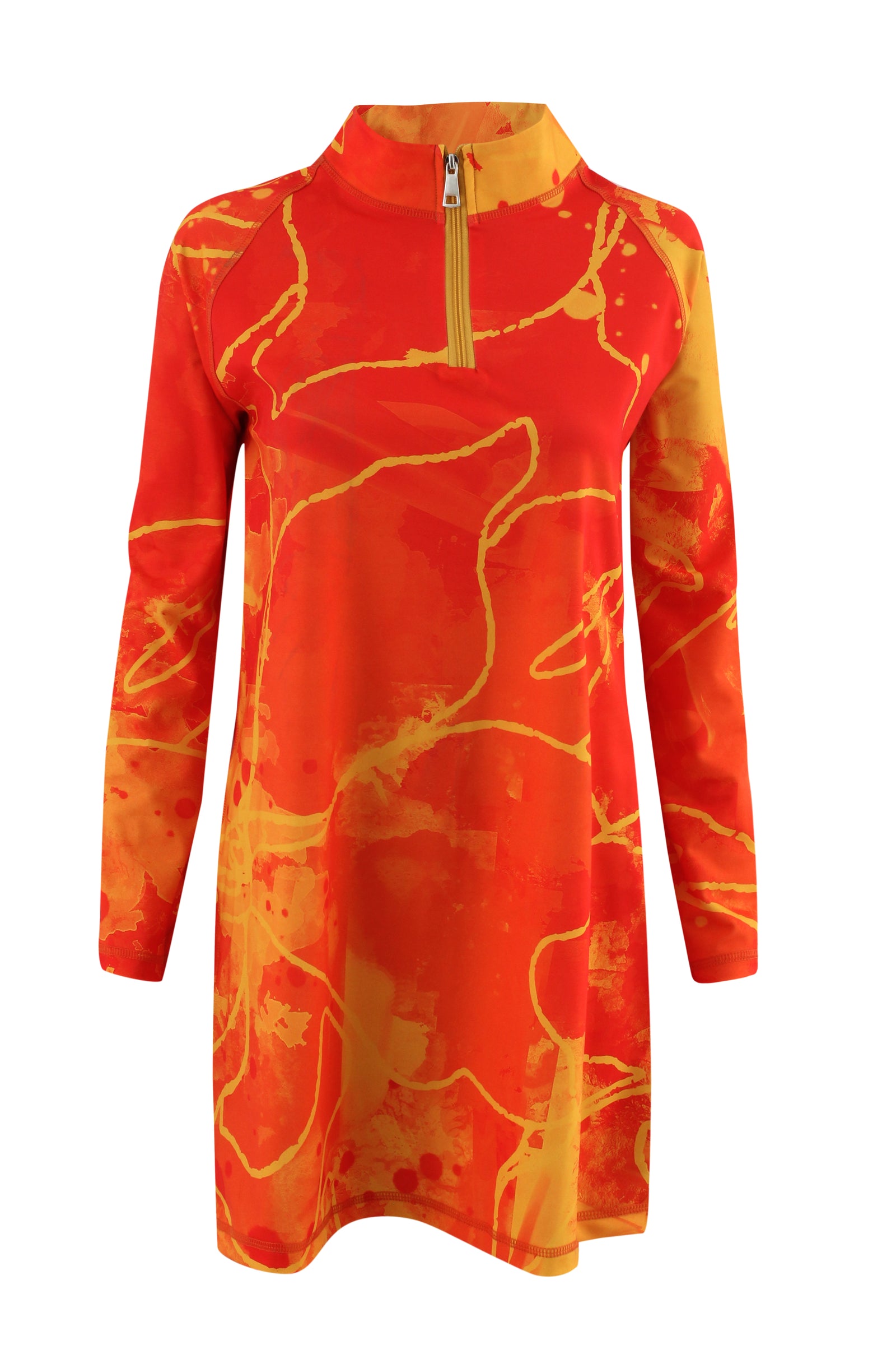 Orange splash Basic Top