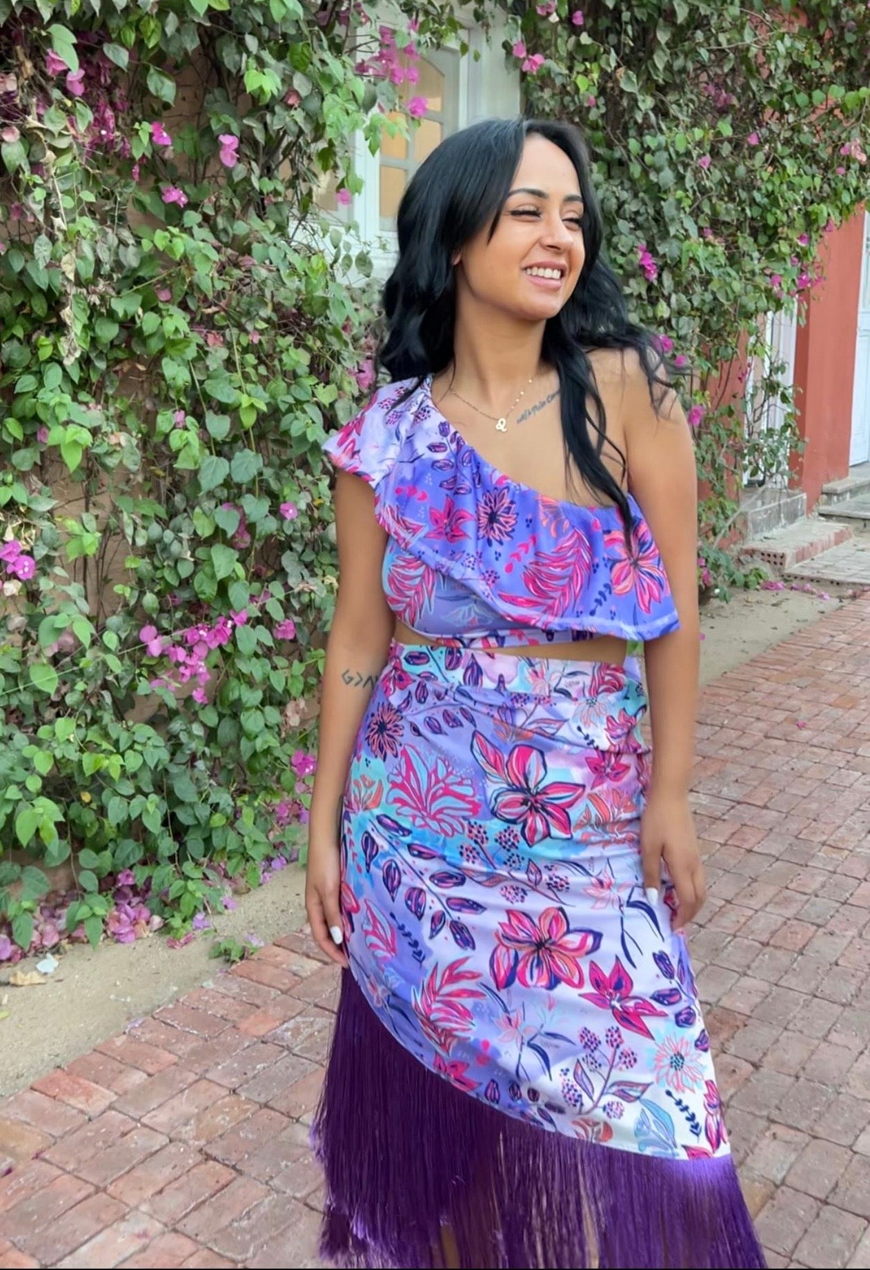 Eve ruffle 2 piece swimsuit