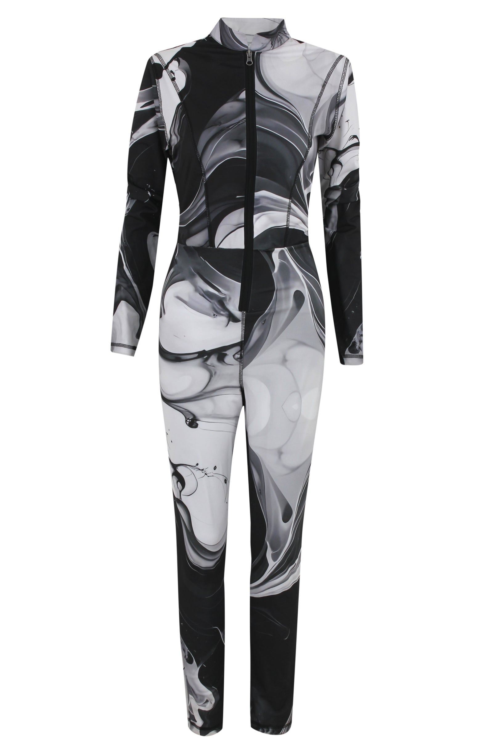 Noir Marble Catsuit