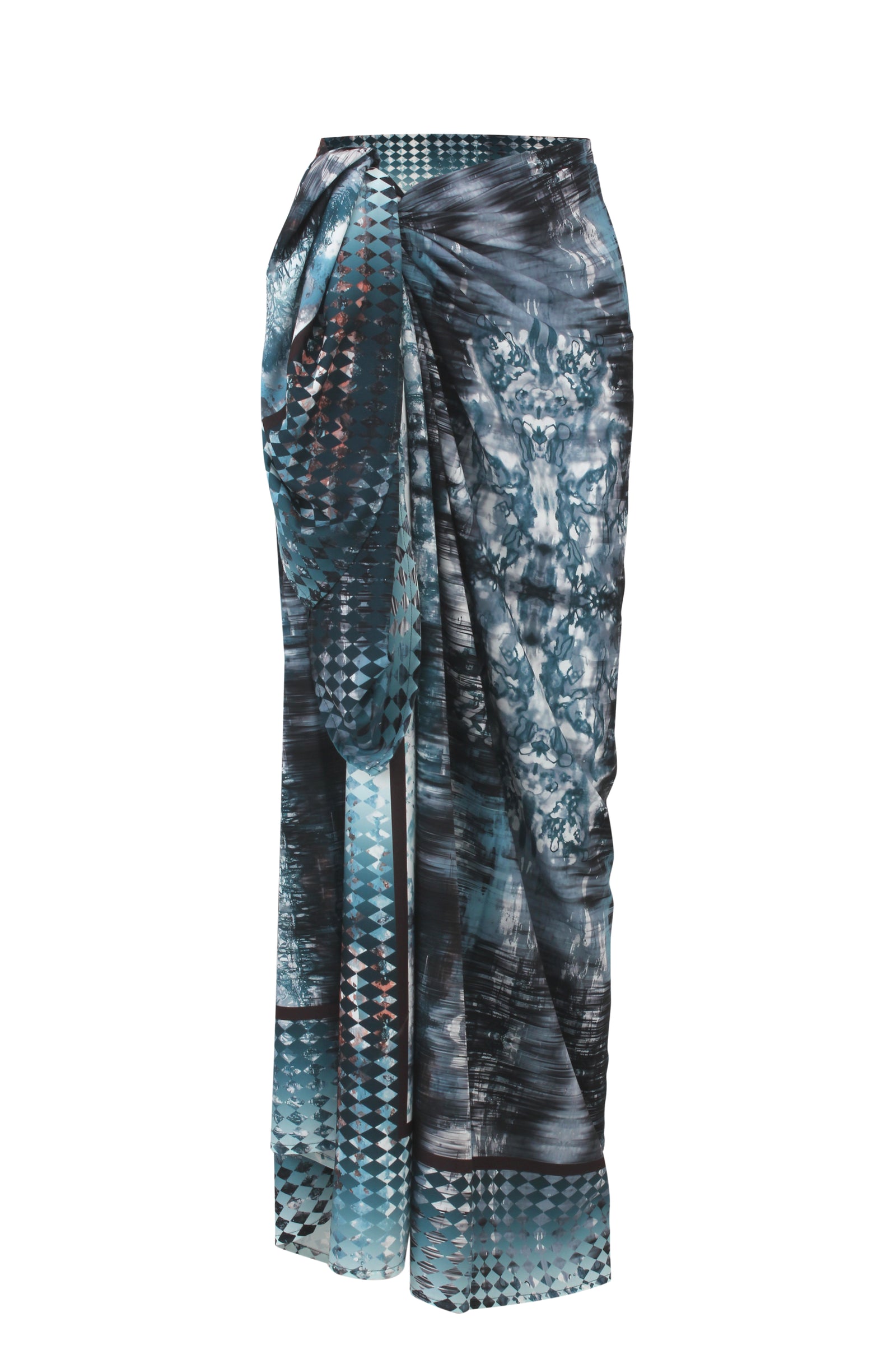 Ocean Haze Crepe Sarong