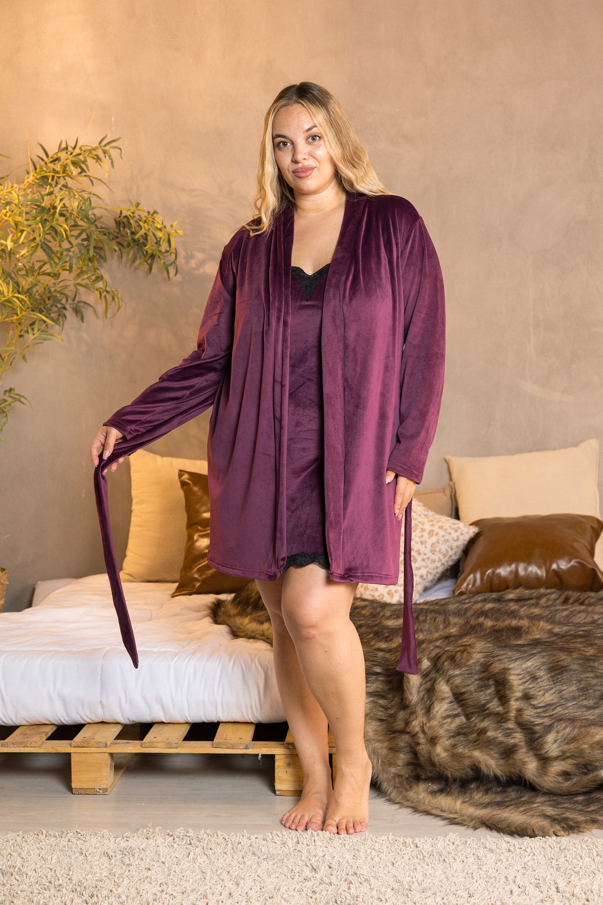 Berry Haven Nightgown & Robe Set