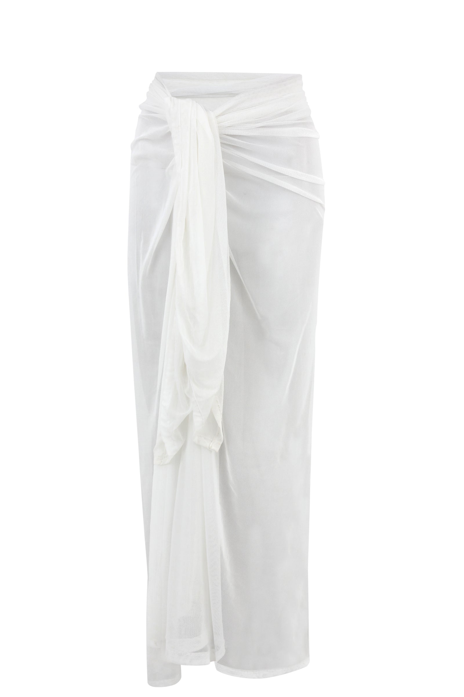 White Tulle Sarong