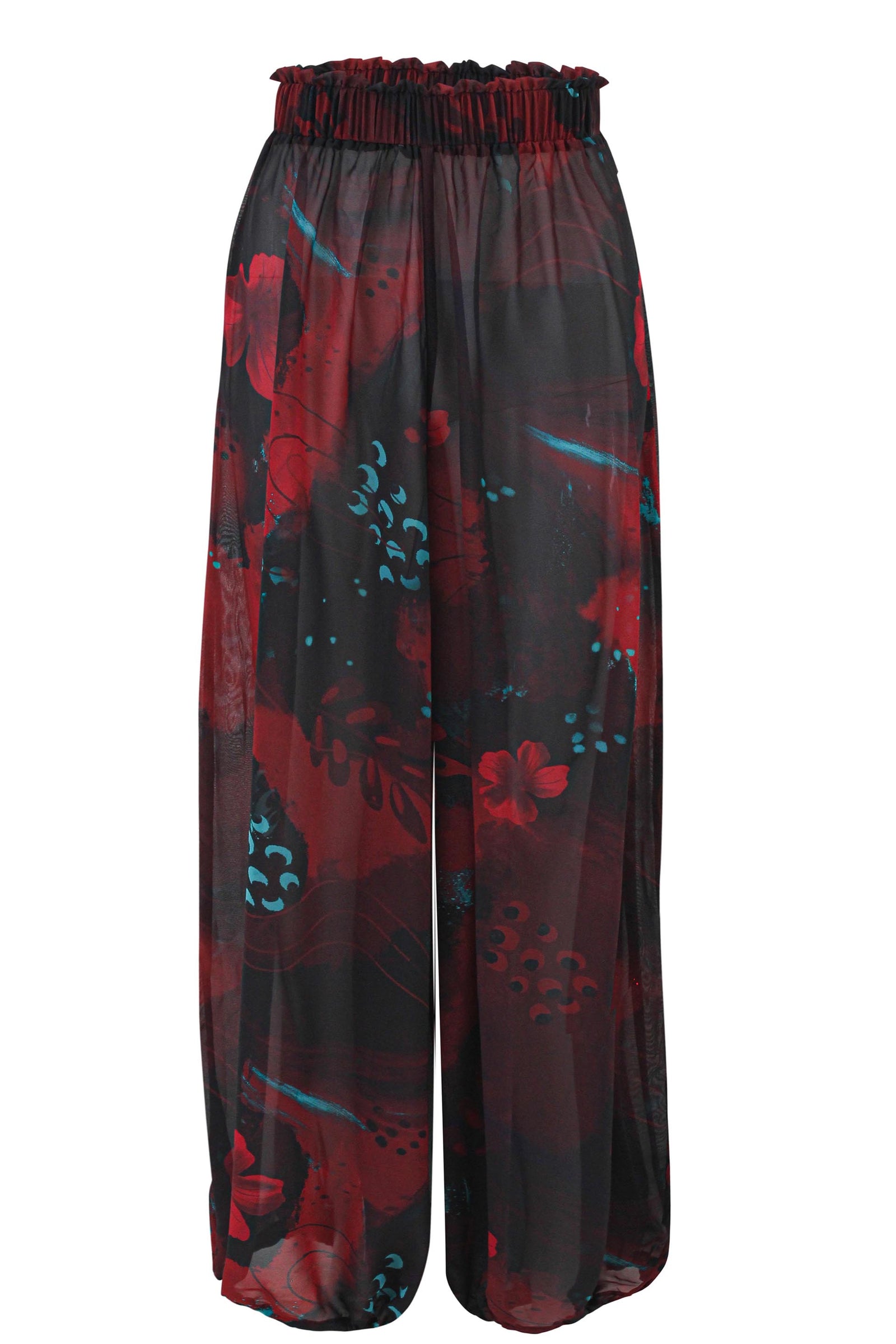 Crimson Tide Chiffon Pants