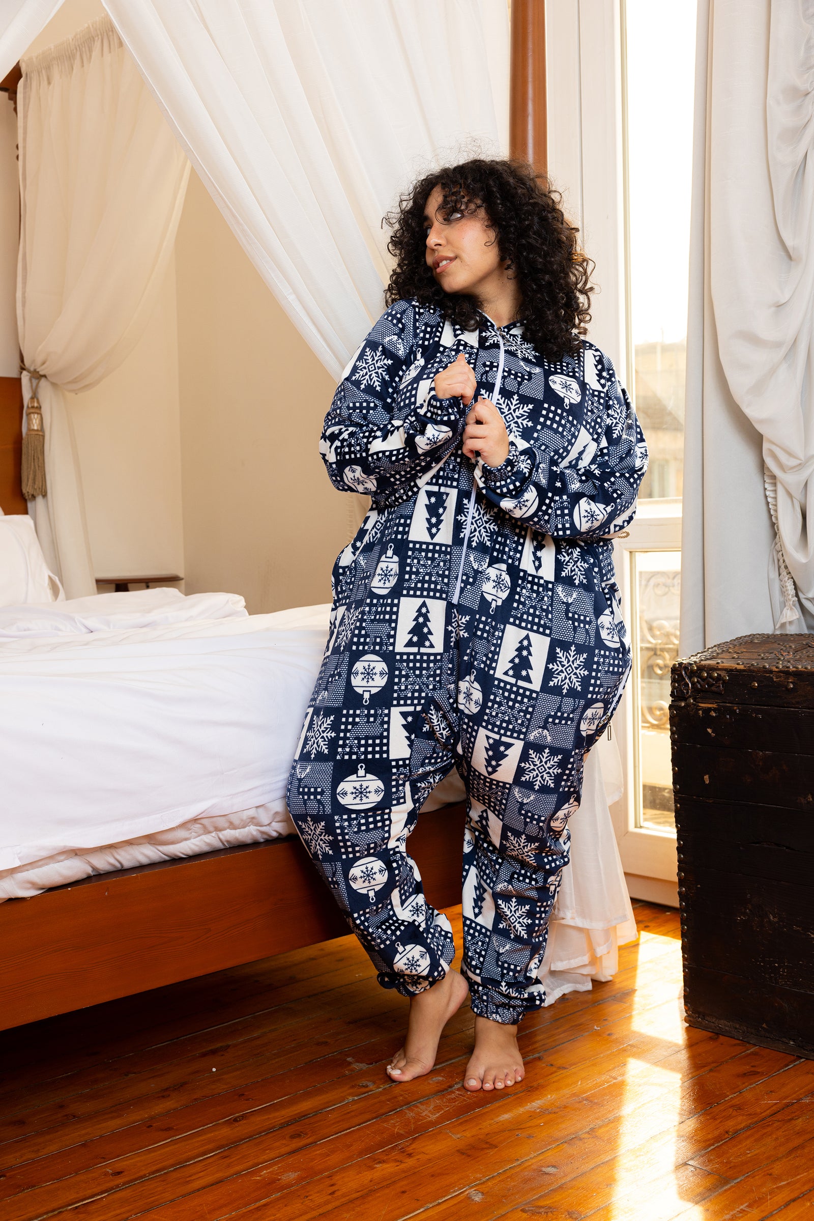 Festive Navy Onesie