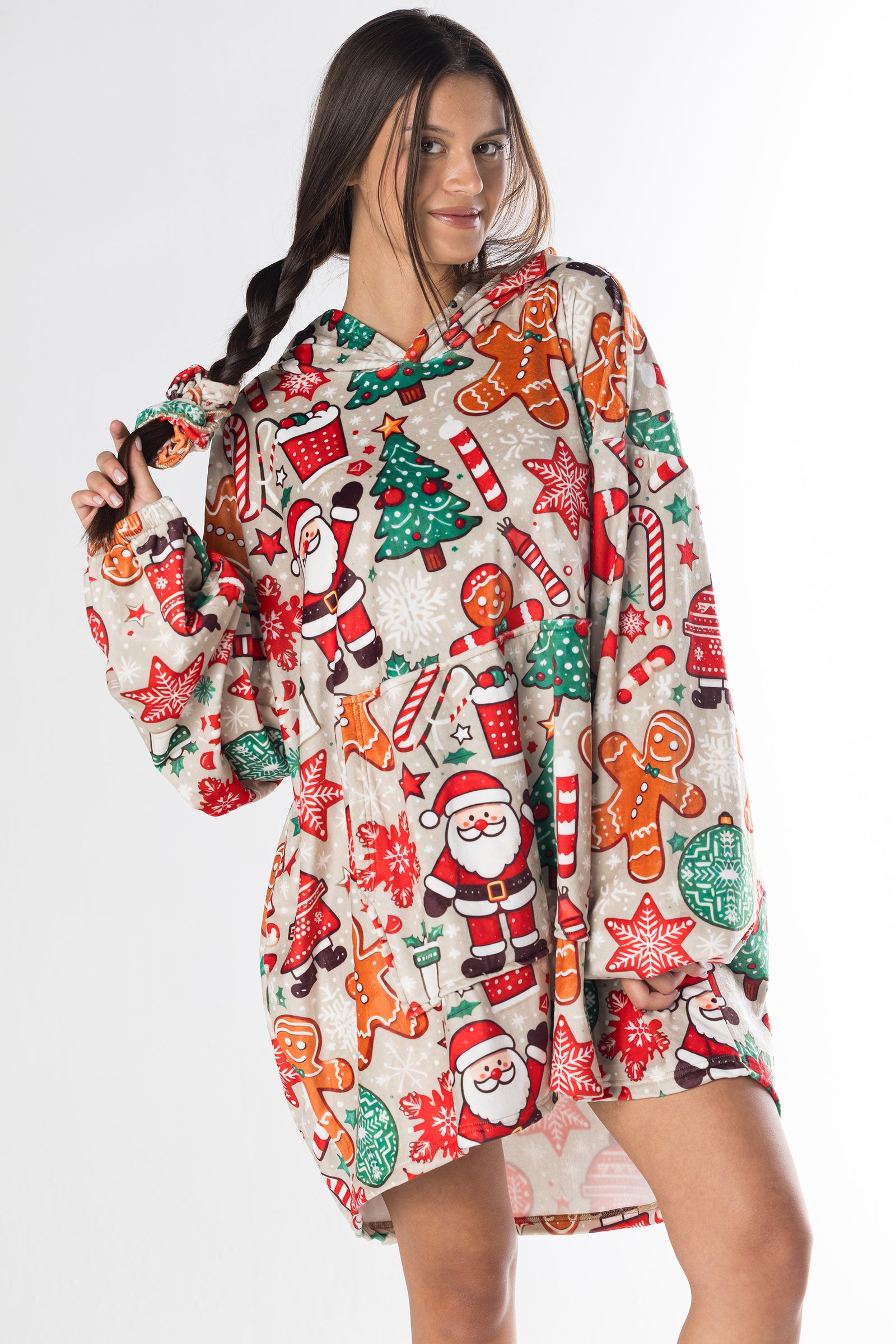 Ginger Snuggle Hoodie Blanket