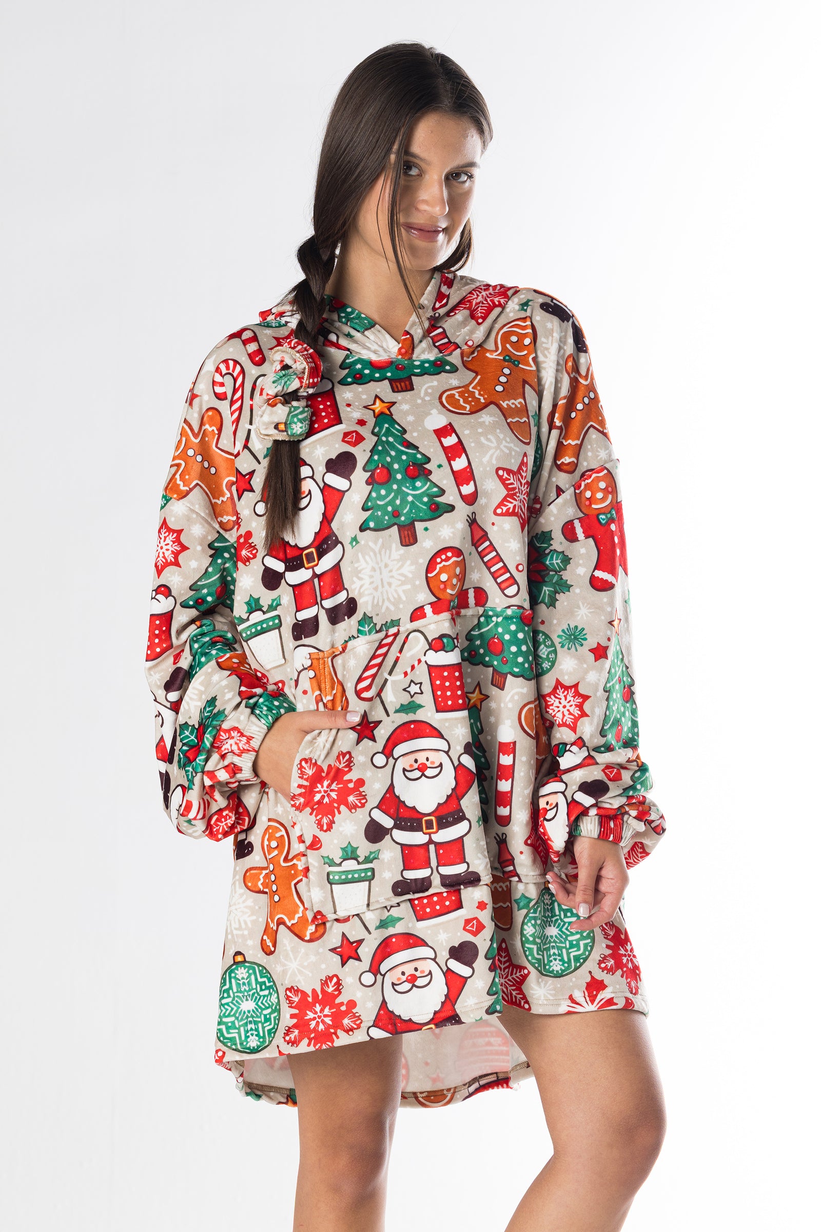 Ginger Snuggle Hoodie Blanket