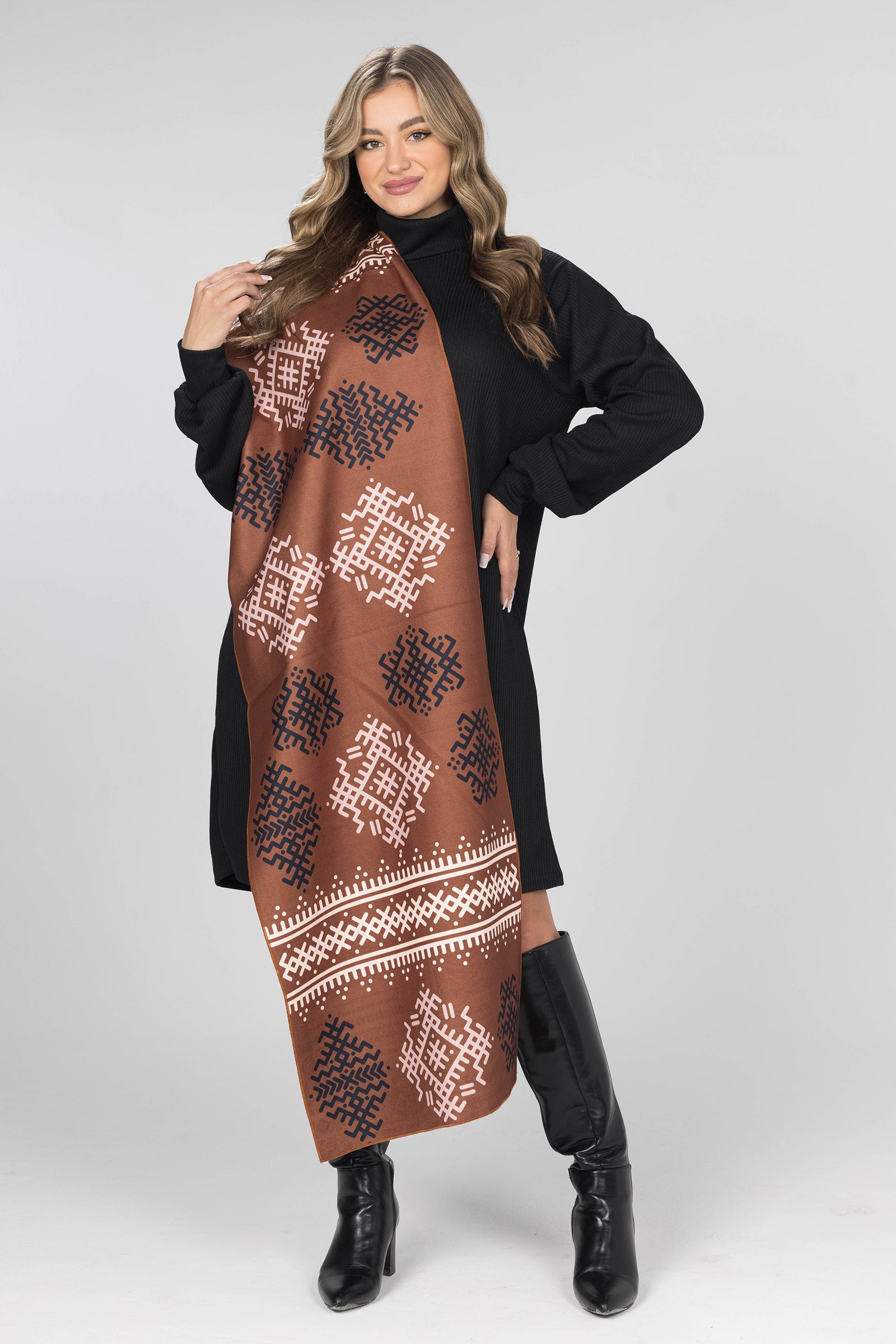 Heritage Double-Face Wool Shawl