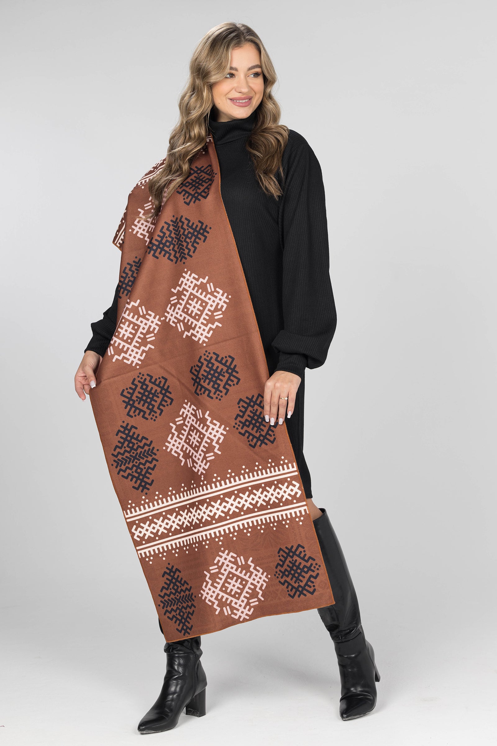 Heritage Double-Face Wool Shawl