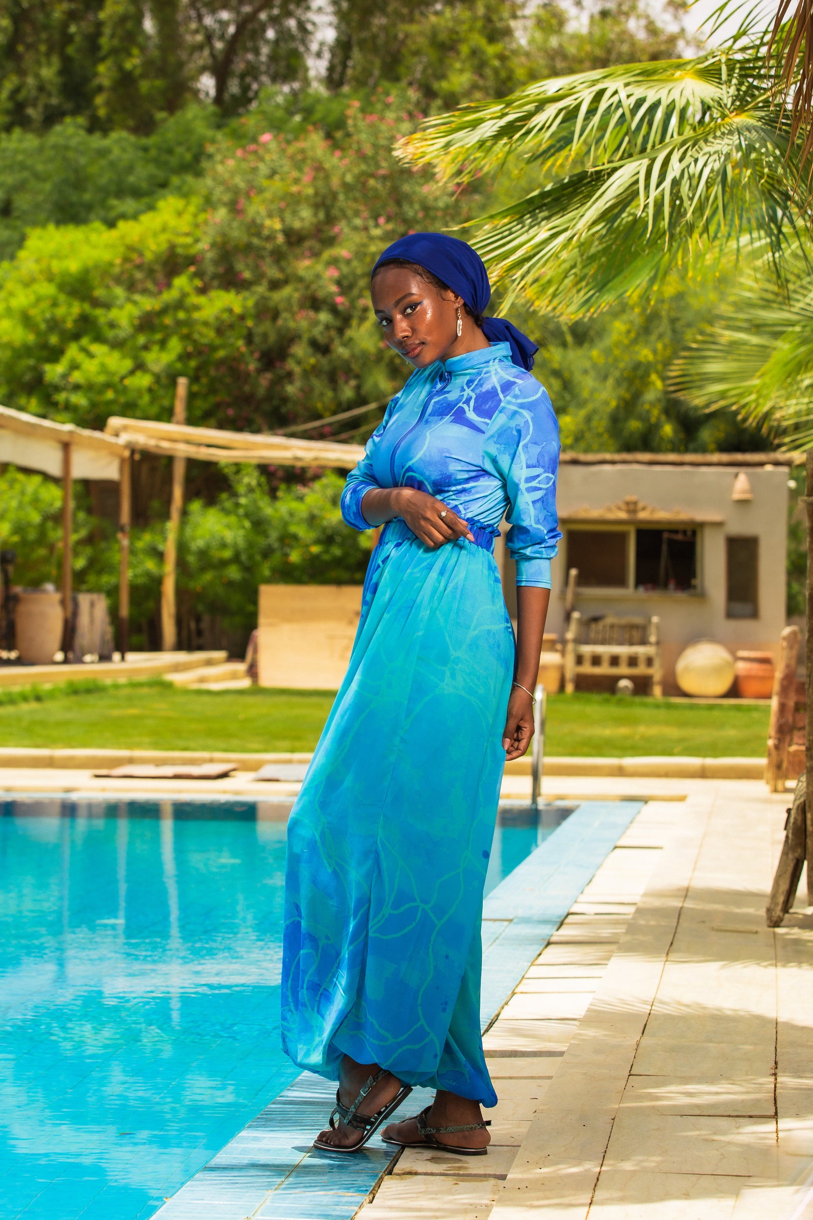 Splash Basic Burkini - Blue