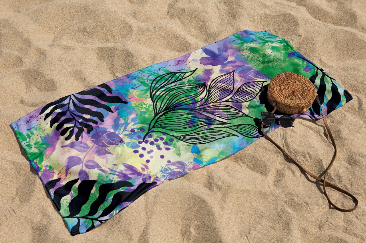 Jungle Splash Beach Towel