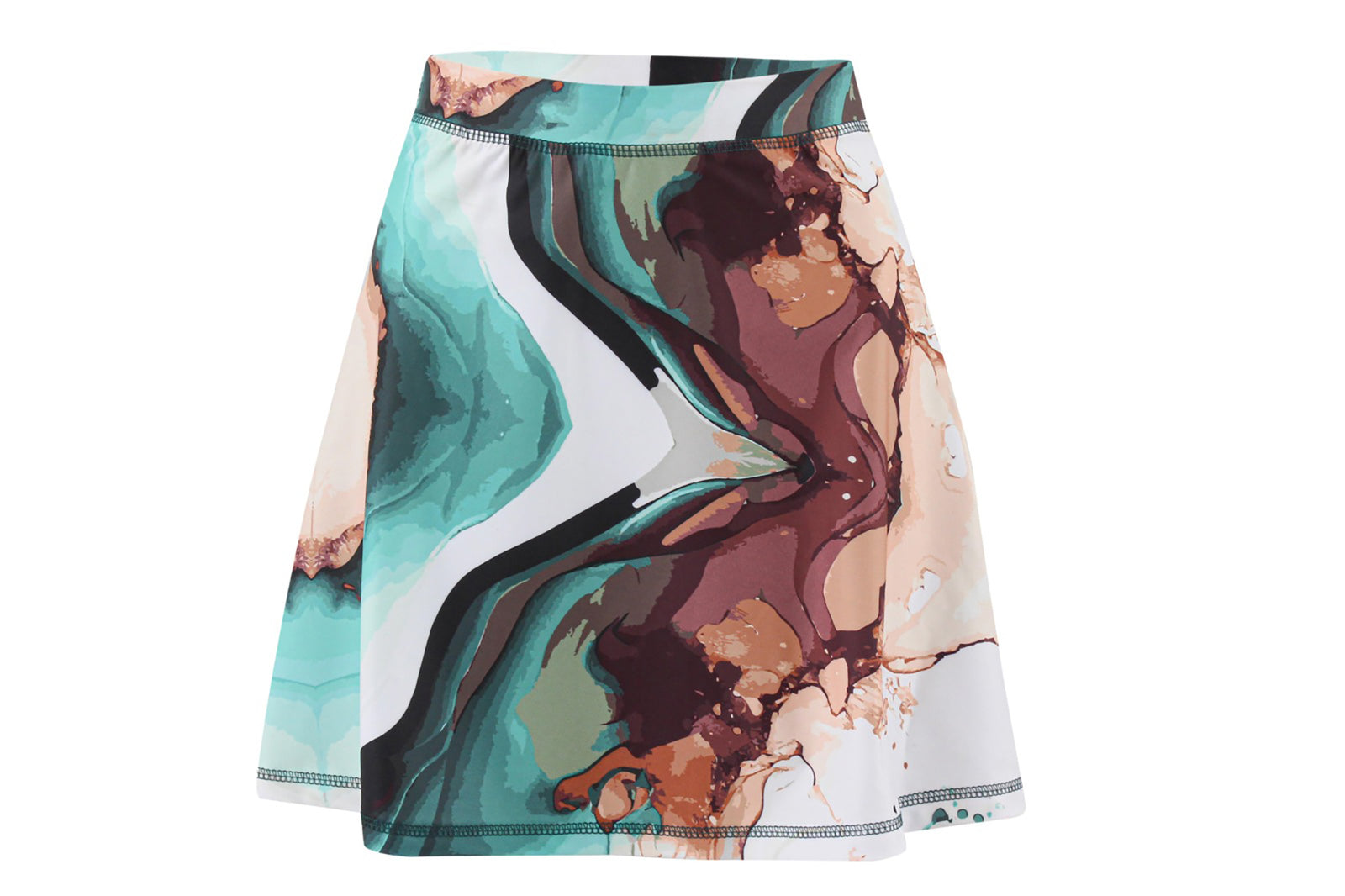 Marbled Oasis Aline Skirt