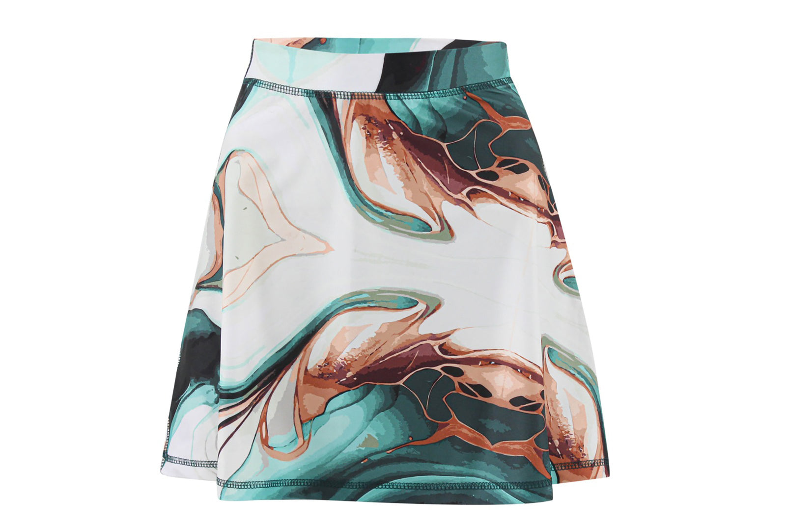 Marbled Oasis Aline Skirt