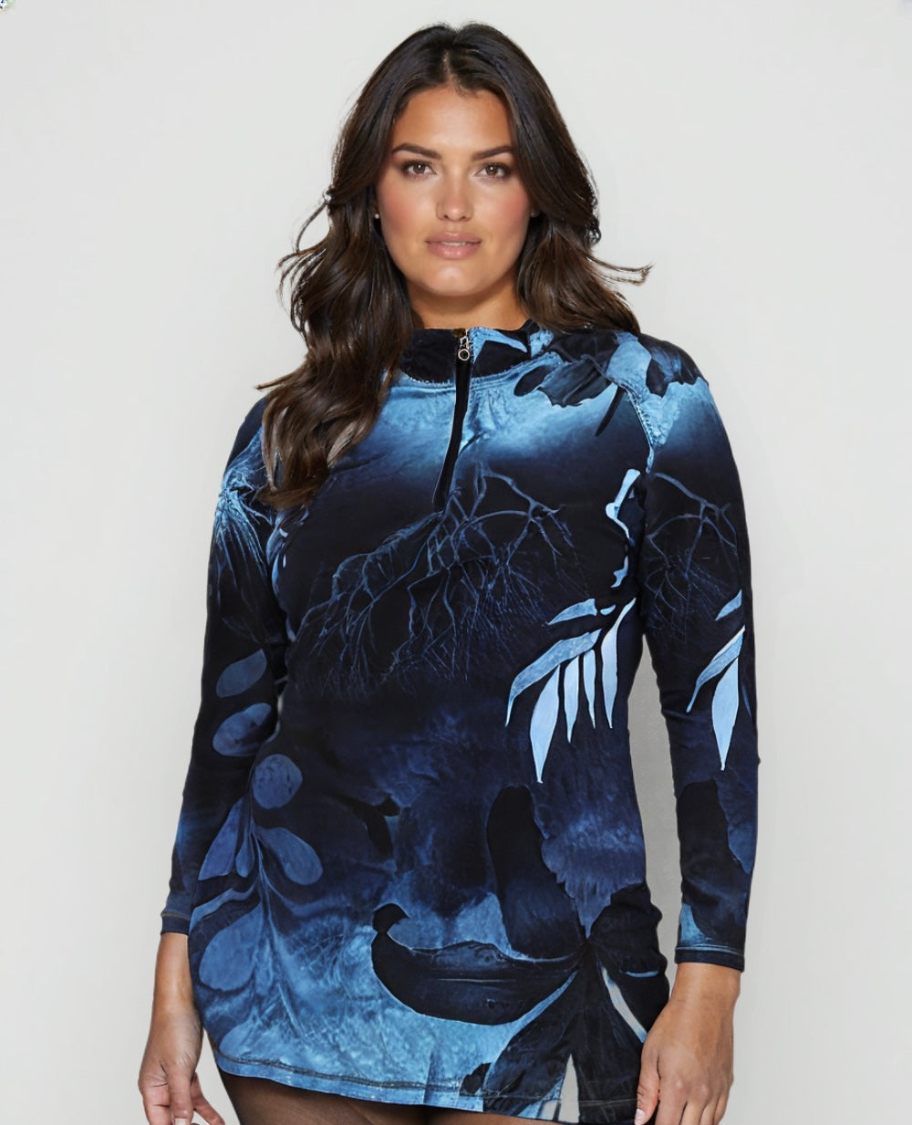 Midnight Bloom Basic Top
