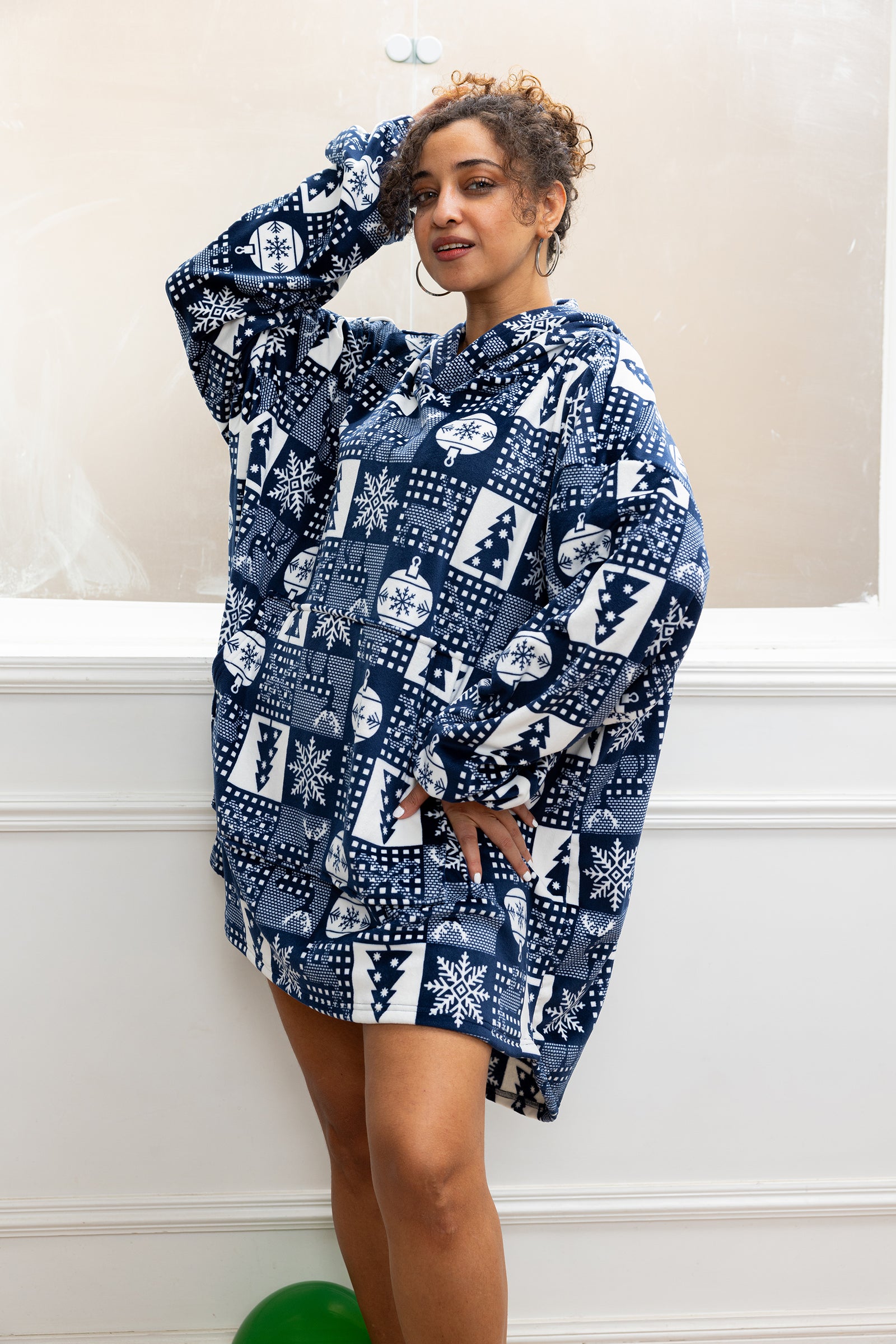 Midnight Festive Hoodie Blanket