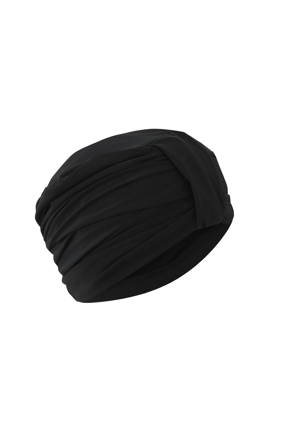Plain black turban