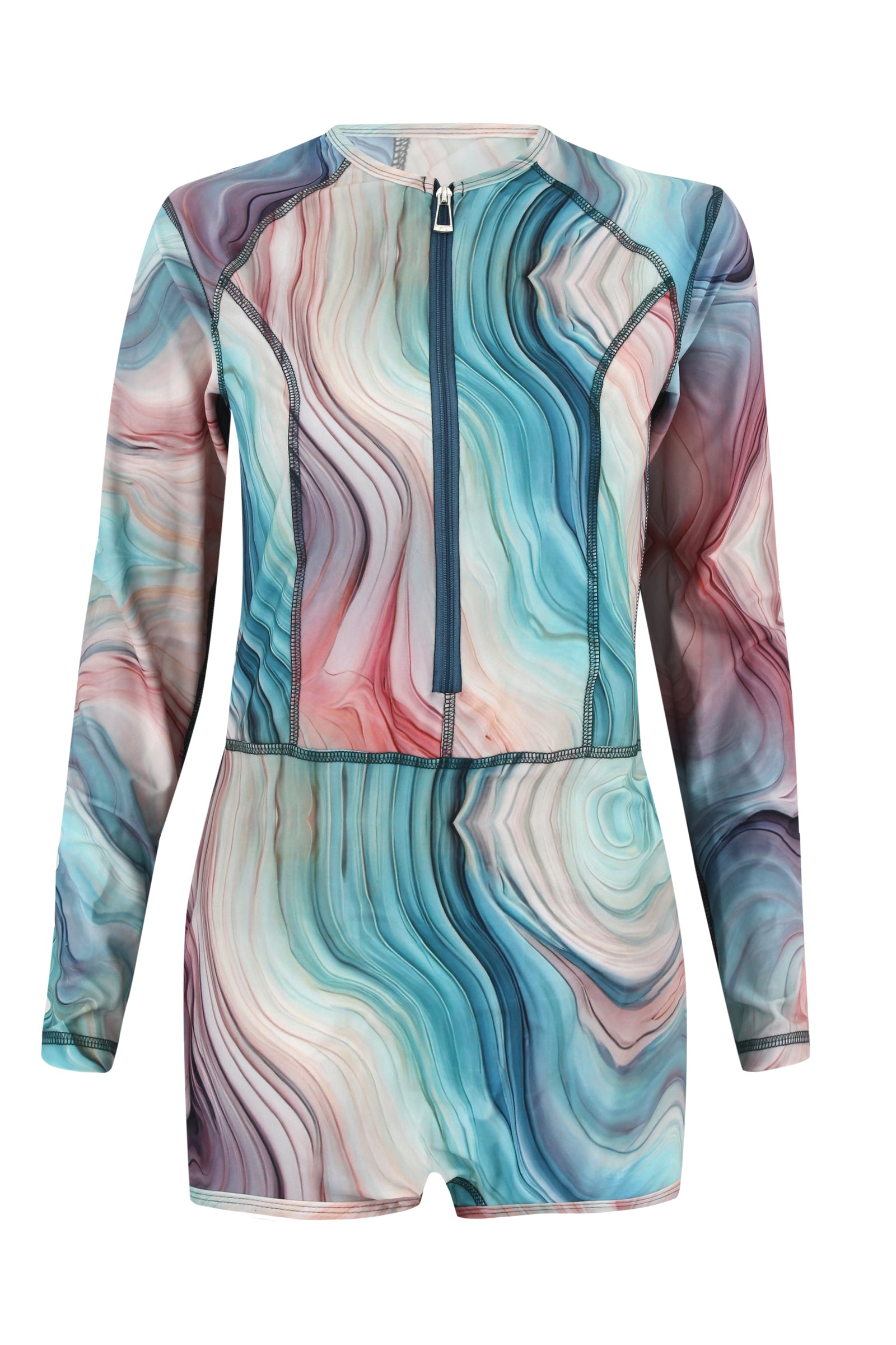 Teal Marble Wetsuit