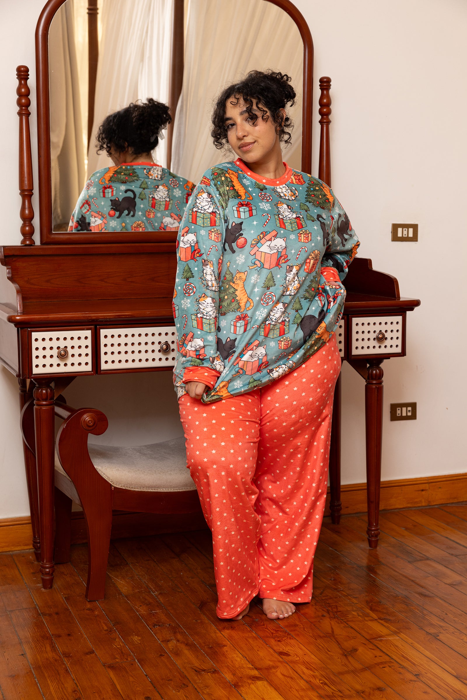 The Cozy Cats Pajama Set