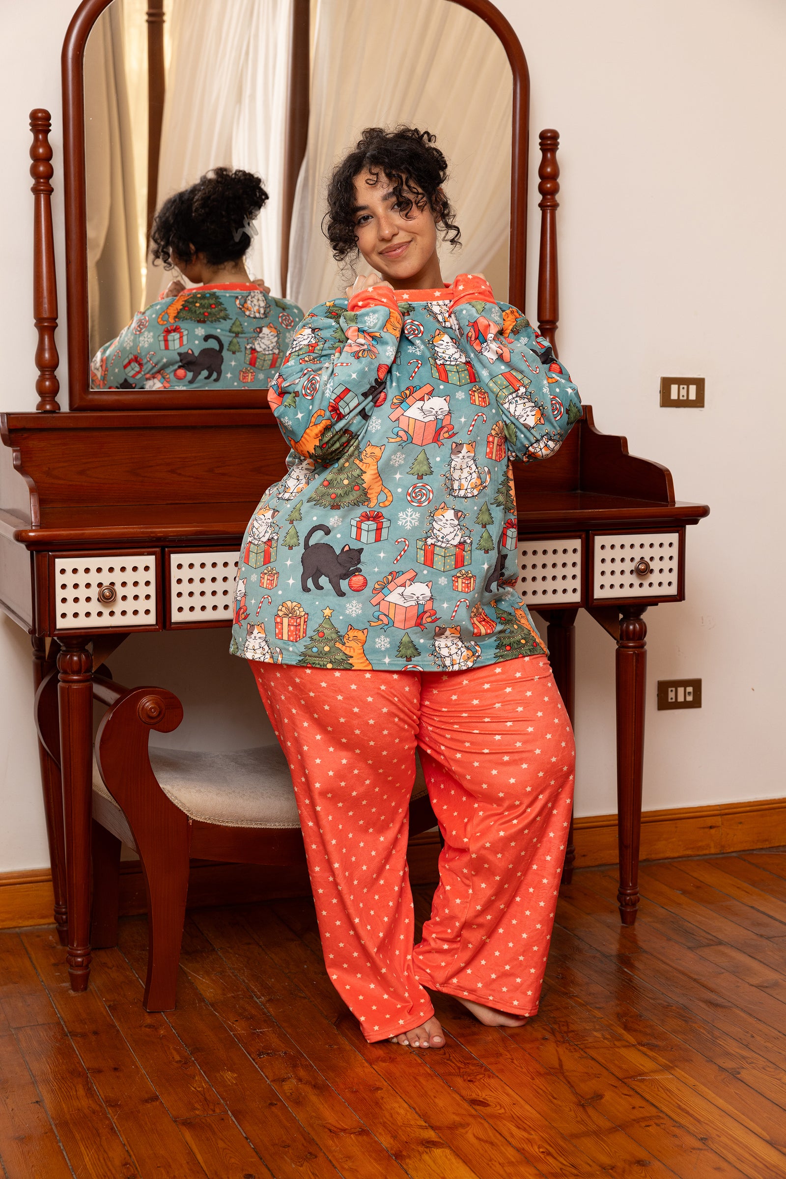 The Cozy Cats Pajama Set