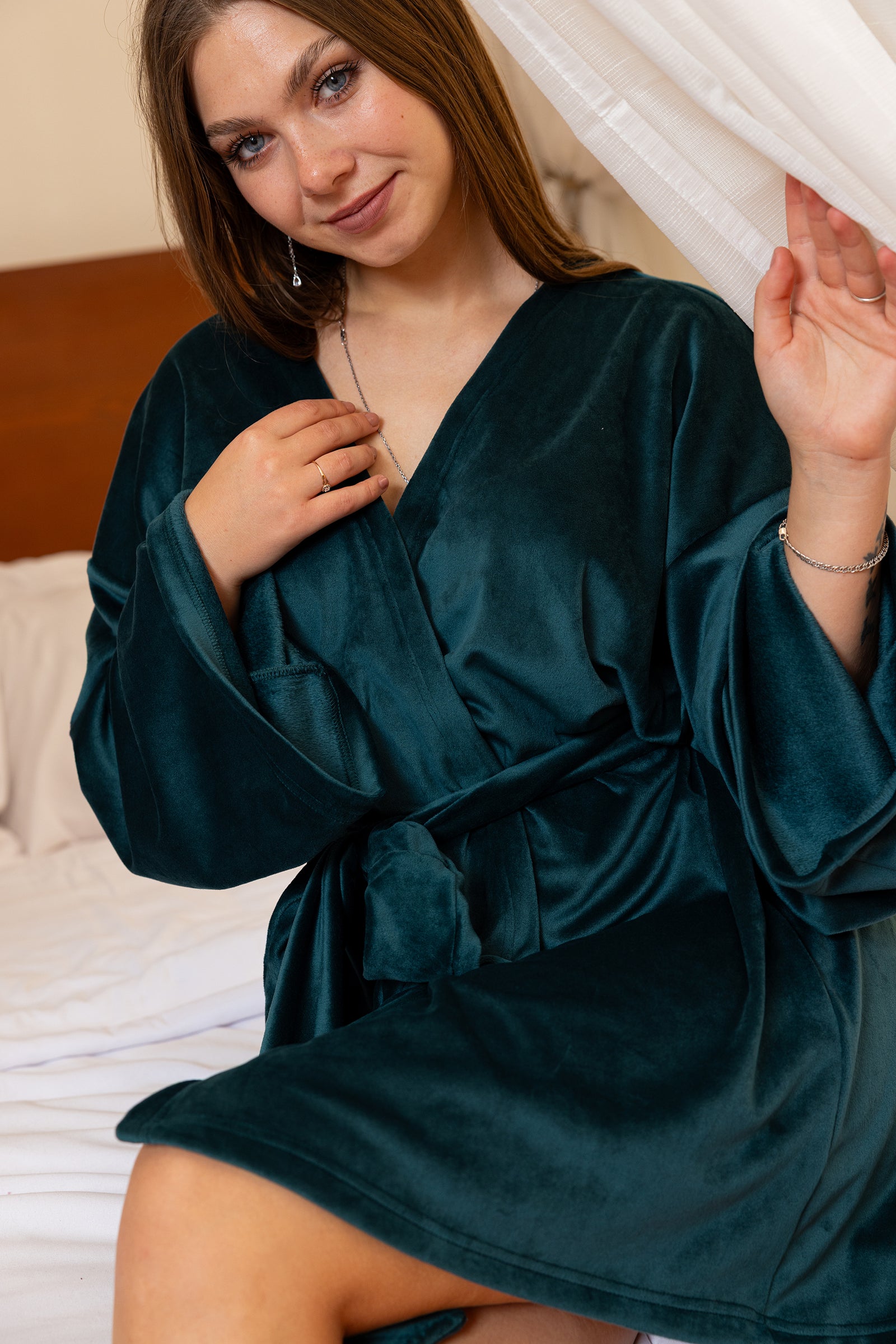The Emerald Velvet Robe