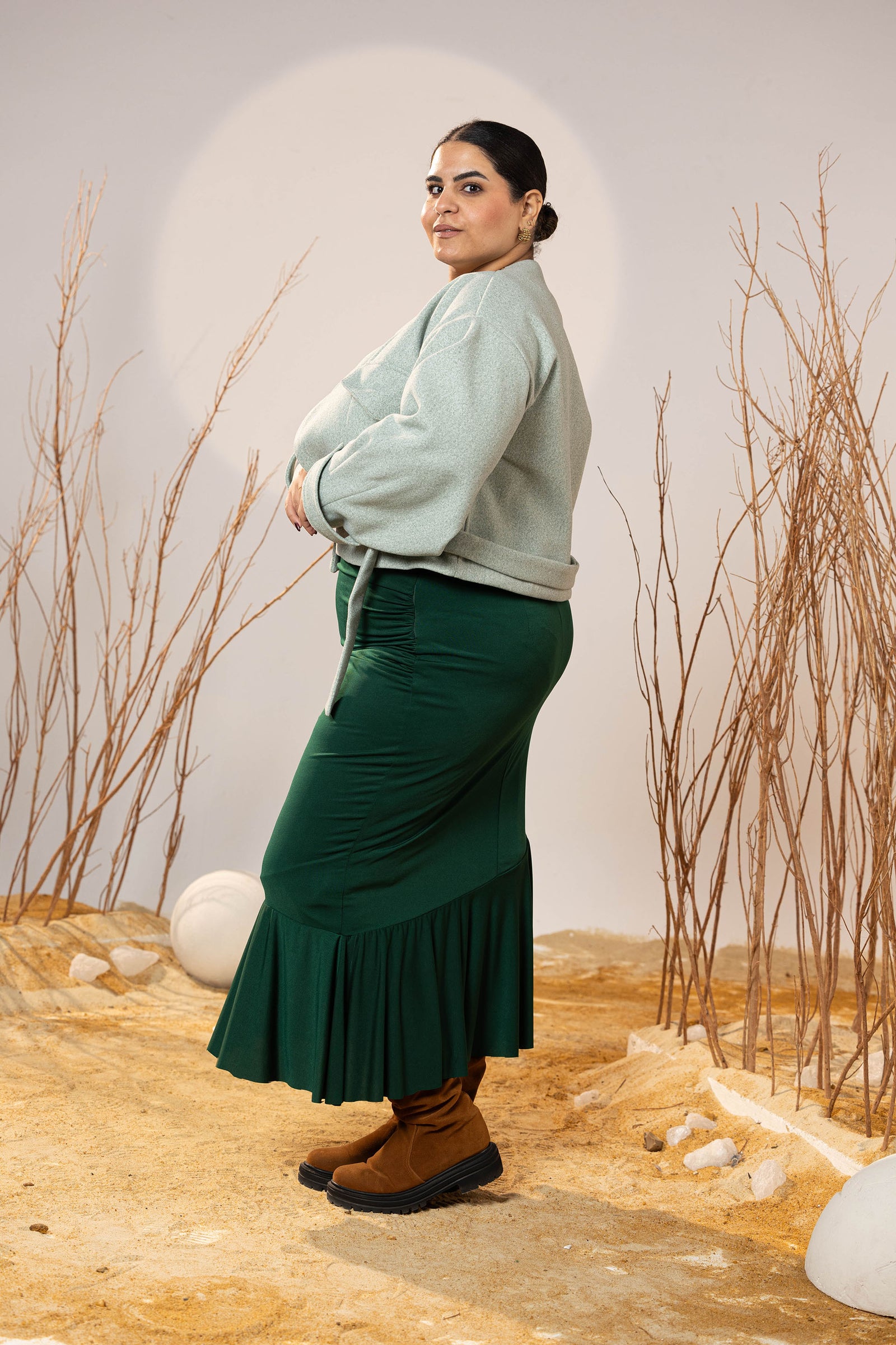 The Mint Mist Cropped Jacket
