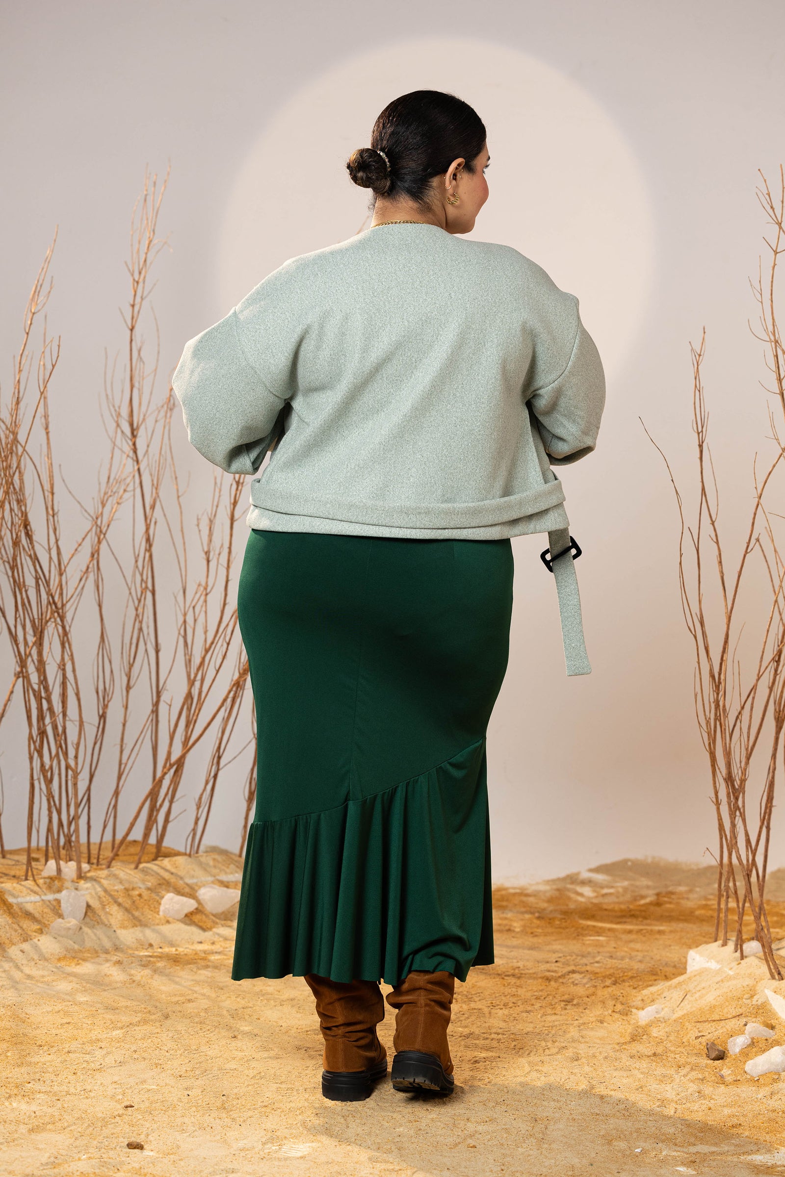 The Mint Mist Cropped Jacket