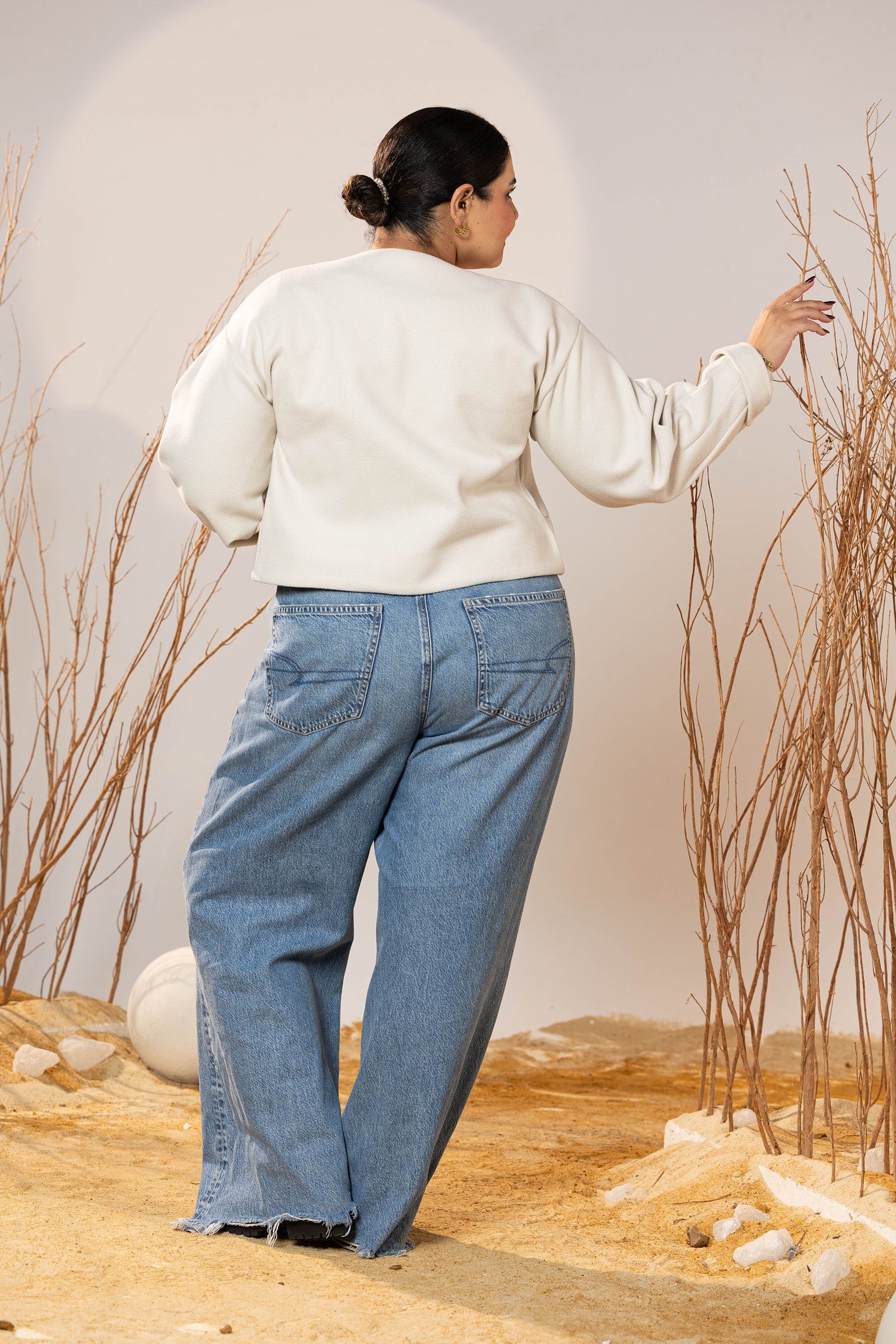 The Winter Pearl Cropped Jacket