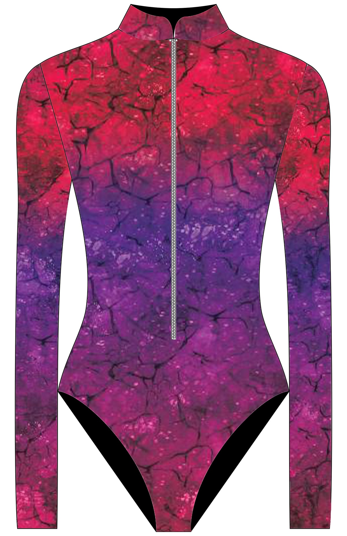 PInk thunder Basic Burkini - Fuschia