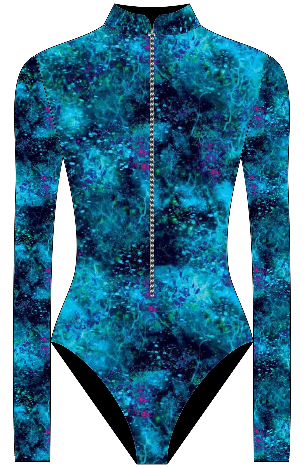 Cosmos Basic Burkini -Turquoise