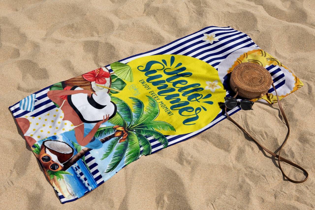 Tropic Breeze Beach Towel