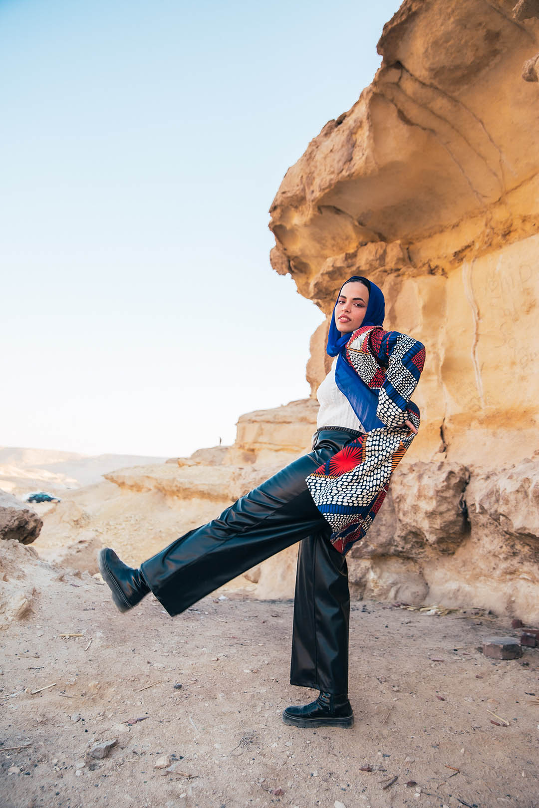 The African Wool Coat - Multi Colored