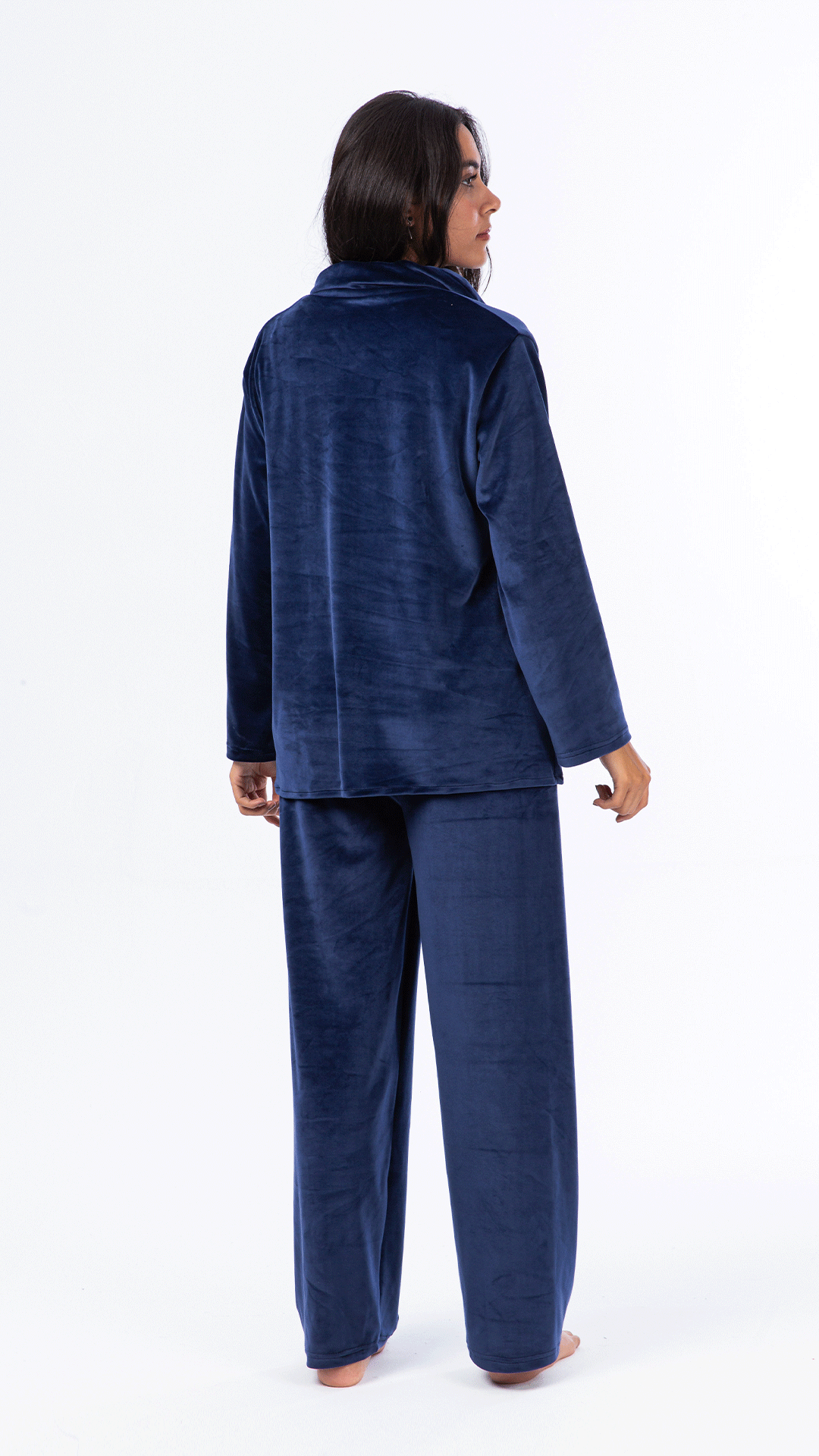 Royal Velvet Classic Pjs Set - Navy blue