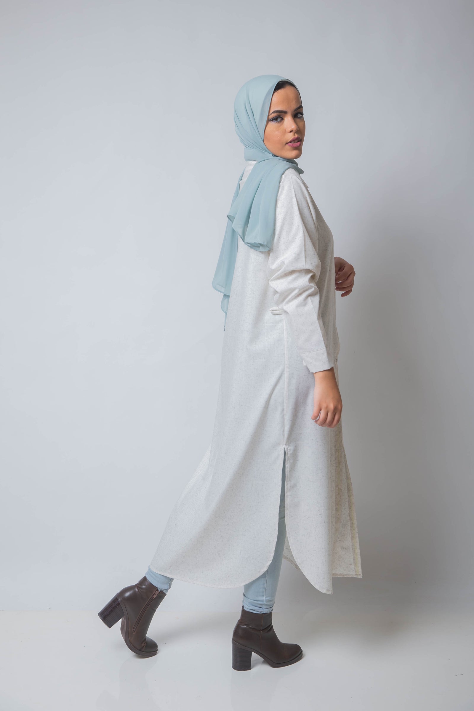 Monday Shirt Dress - Off White