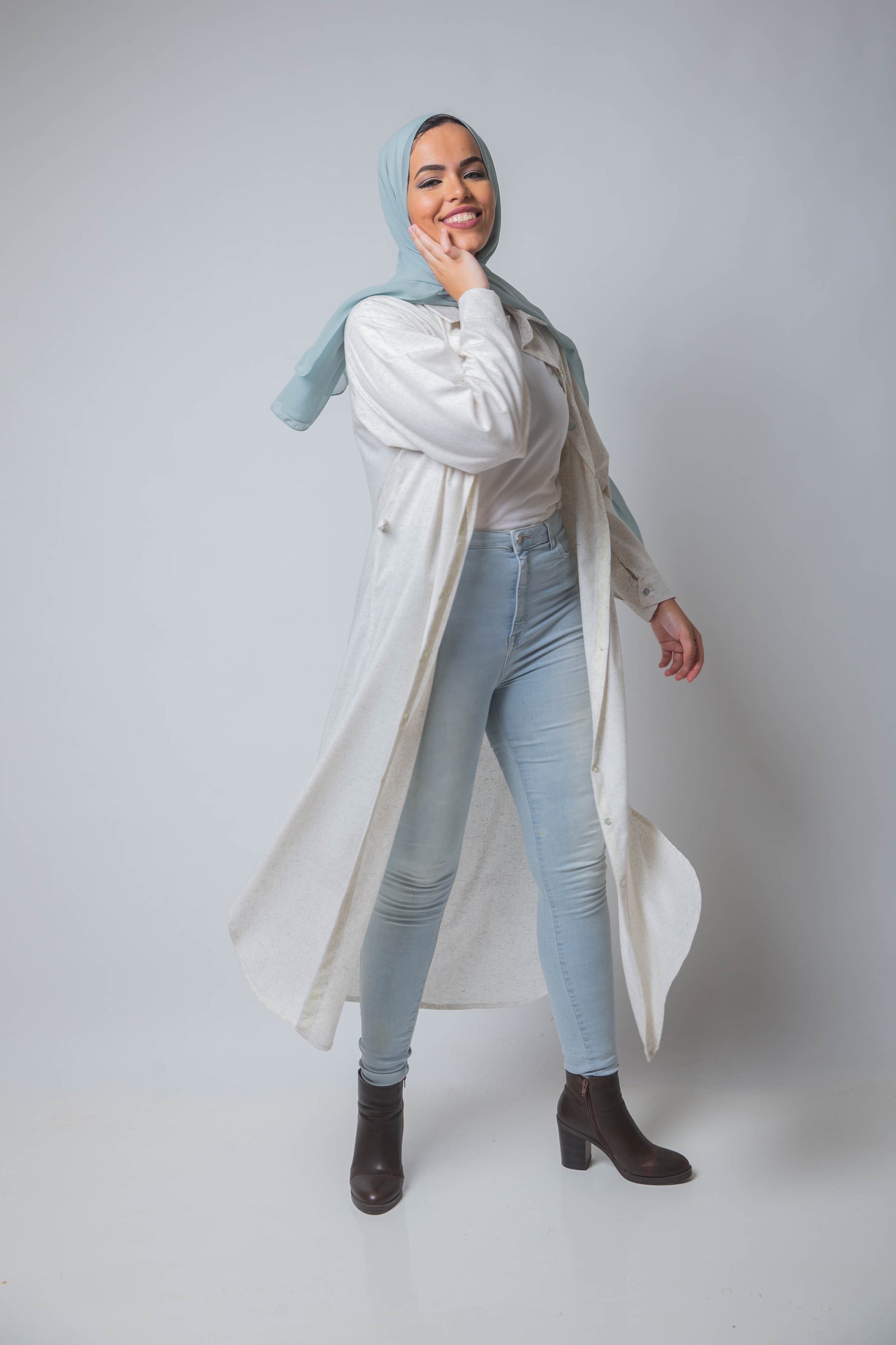 Monday Shirt Dress - Off White