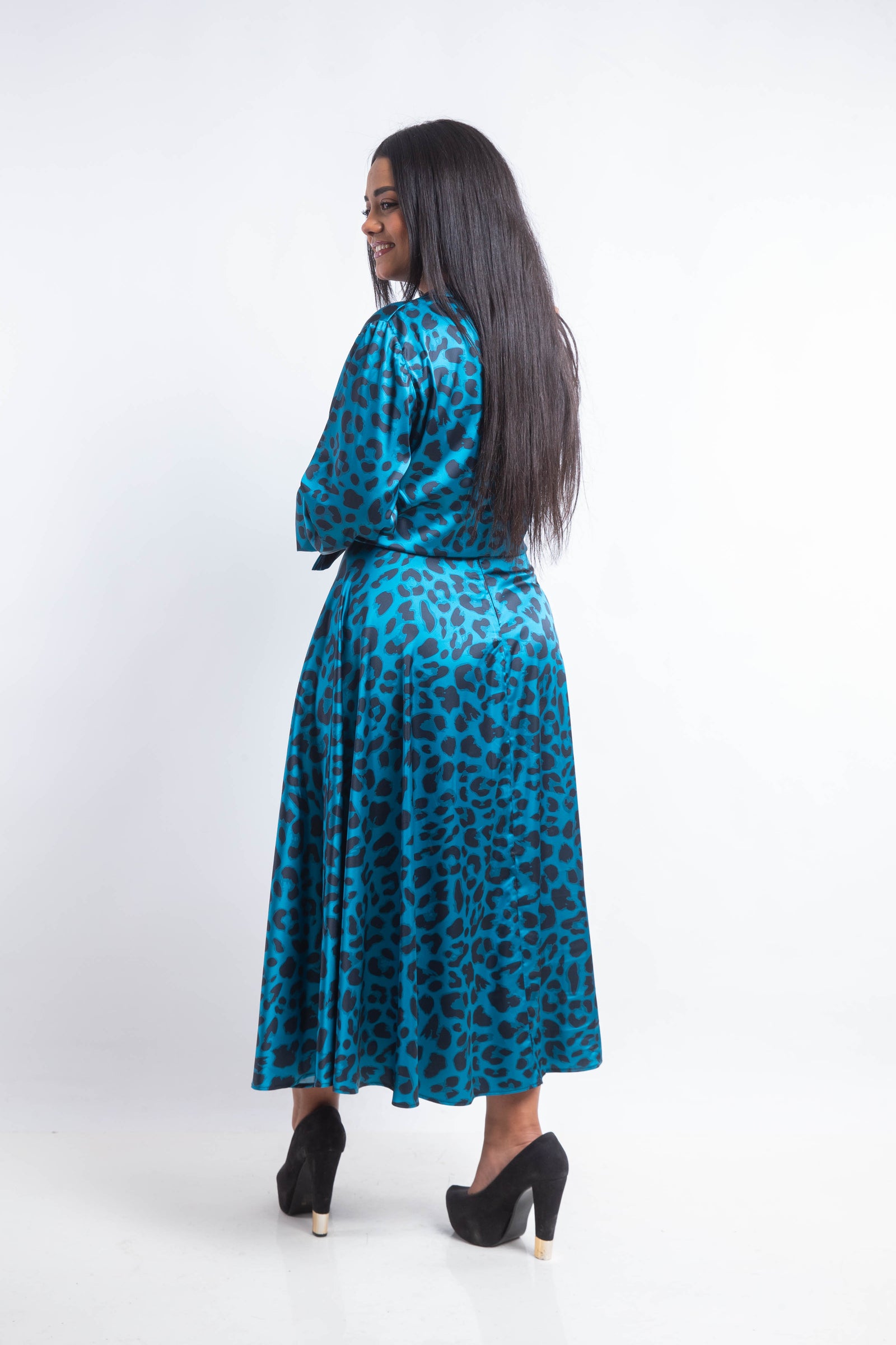 Latina 2 Piece Silk Dress