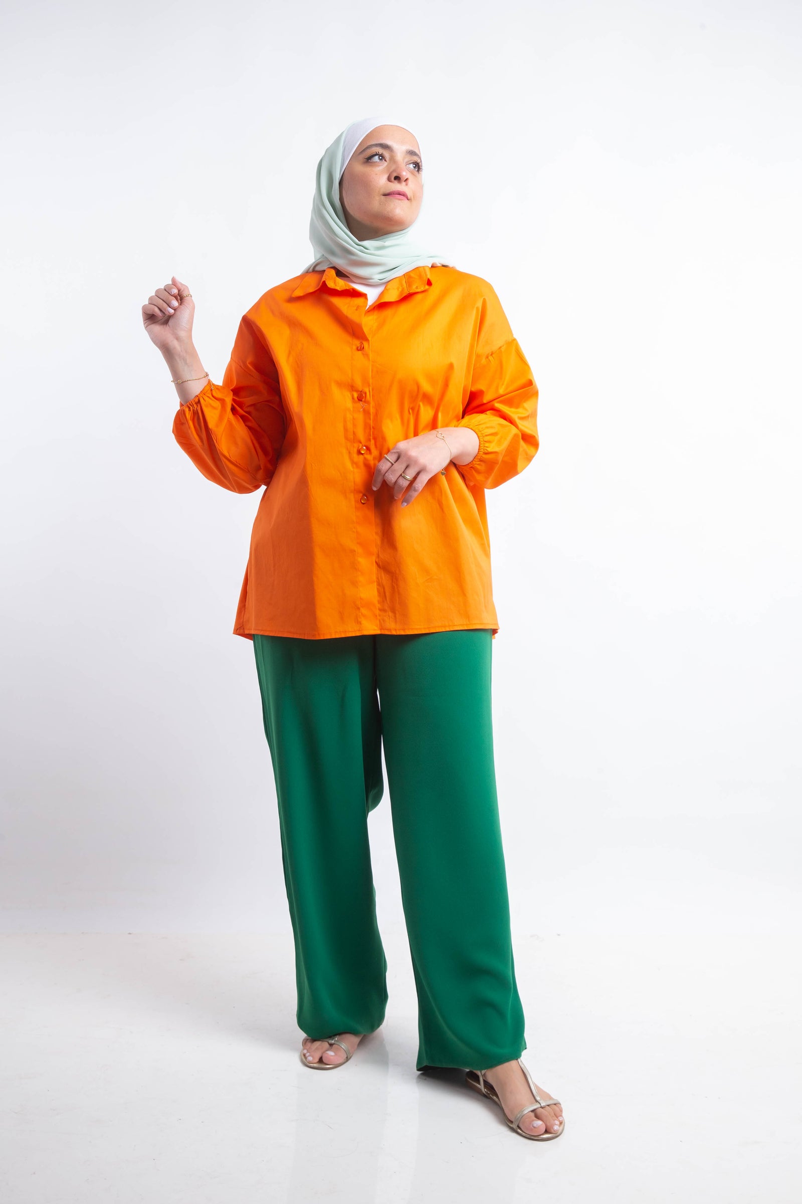 The Buttons Shirt - Orange