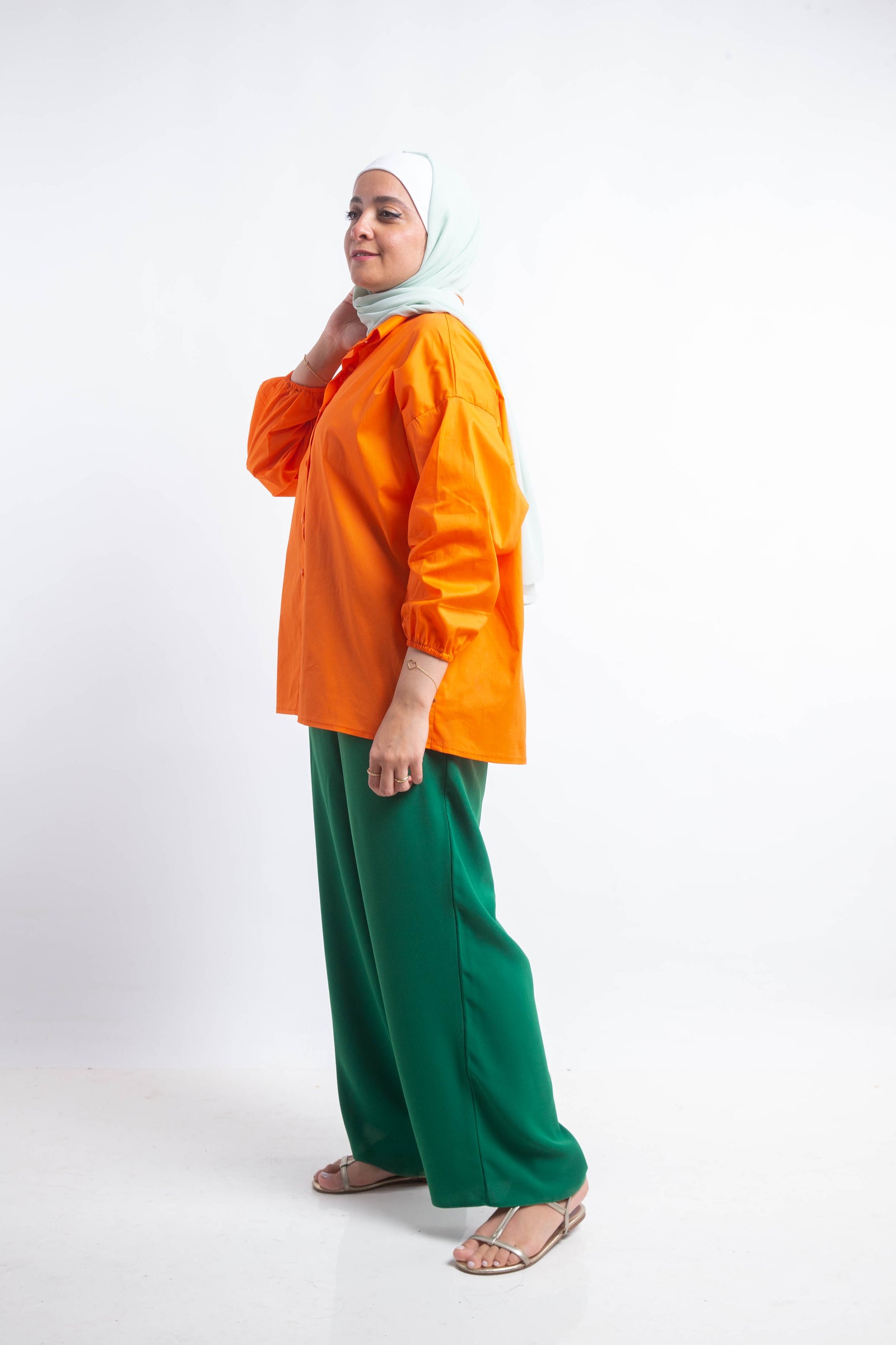 The Buttons Shirt - Orange