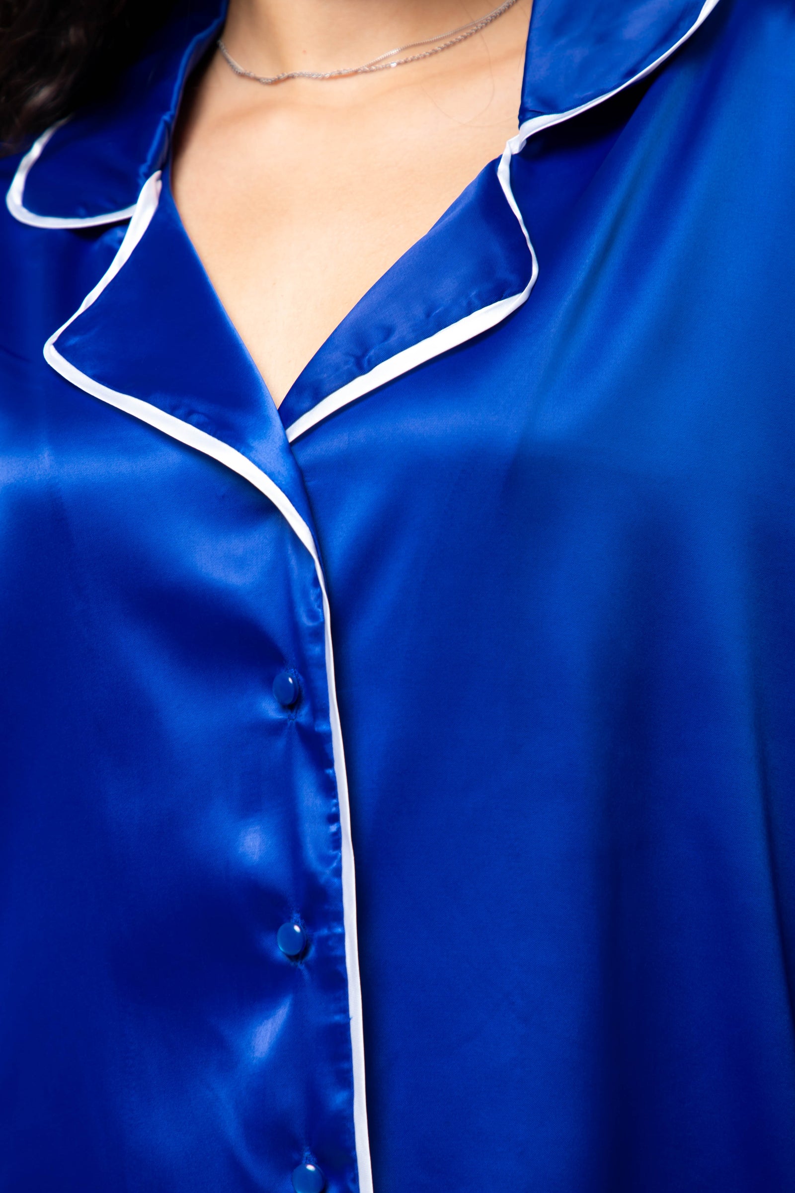 The Galaxy Shirt Dress - Blue