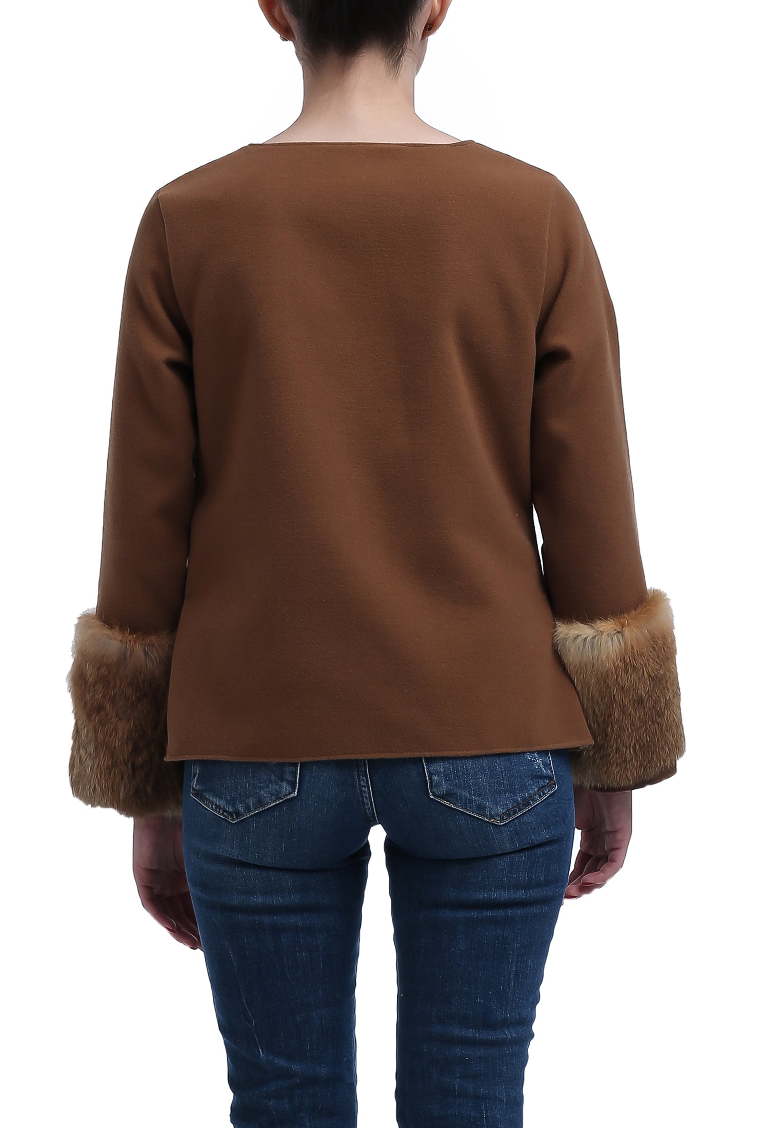 Fur Cuffed Top