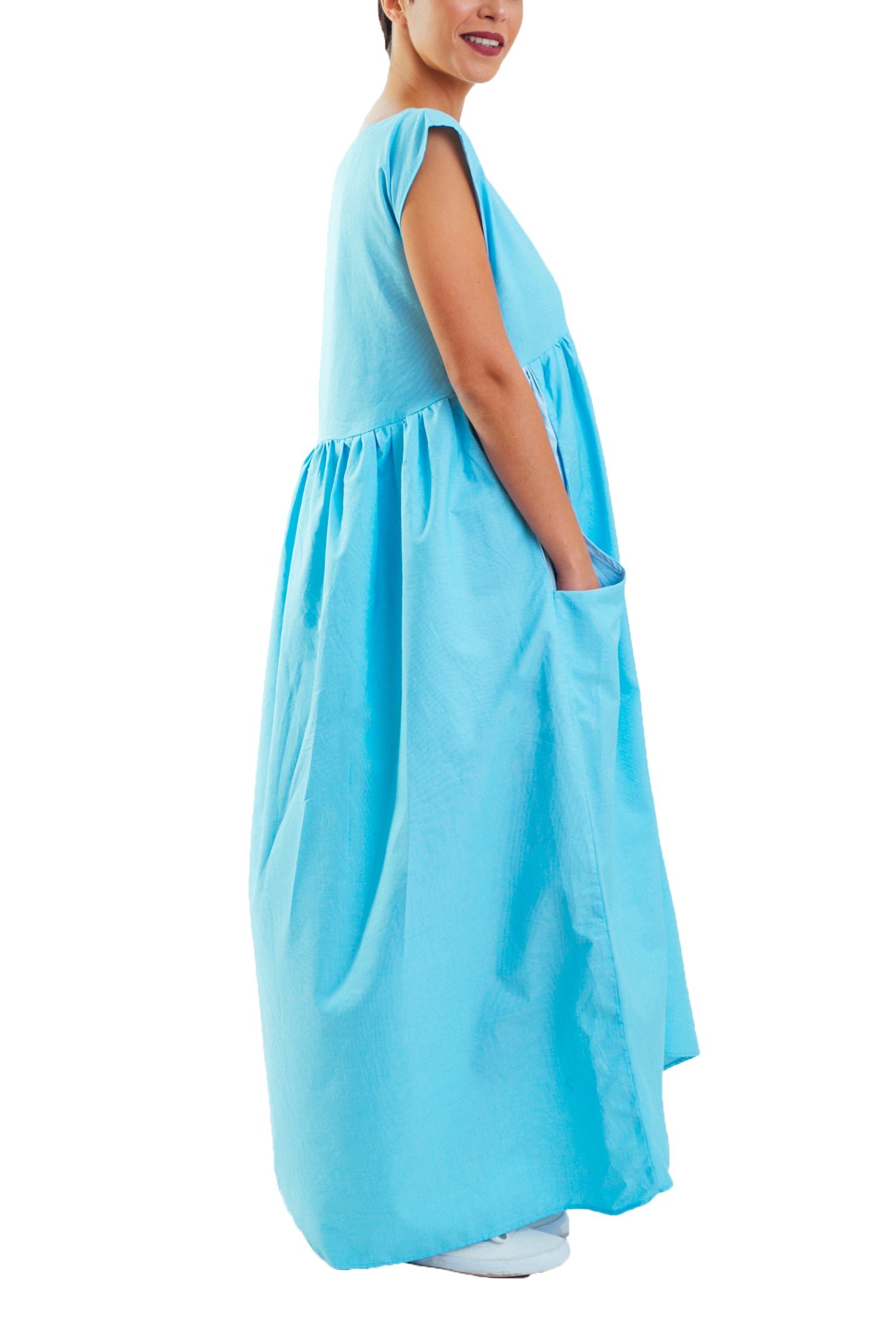 Loose Dress - Blue
