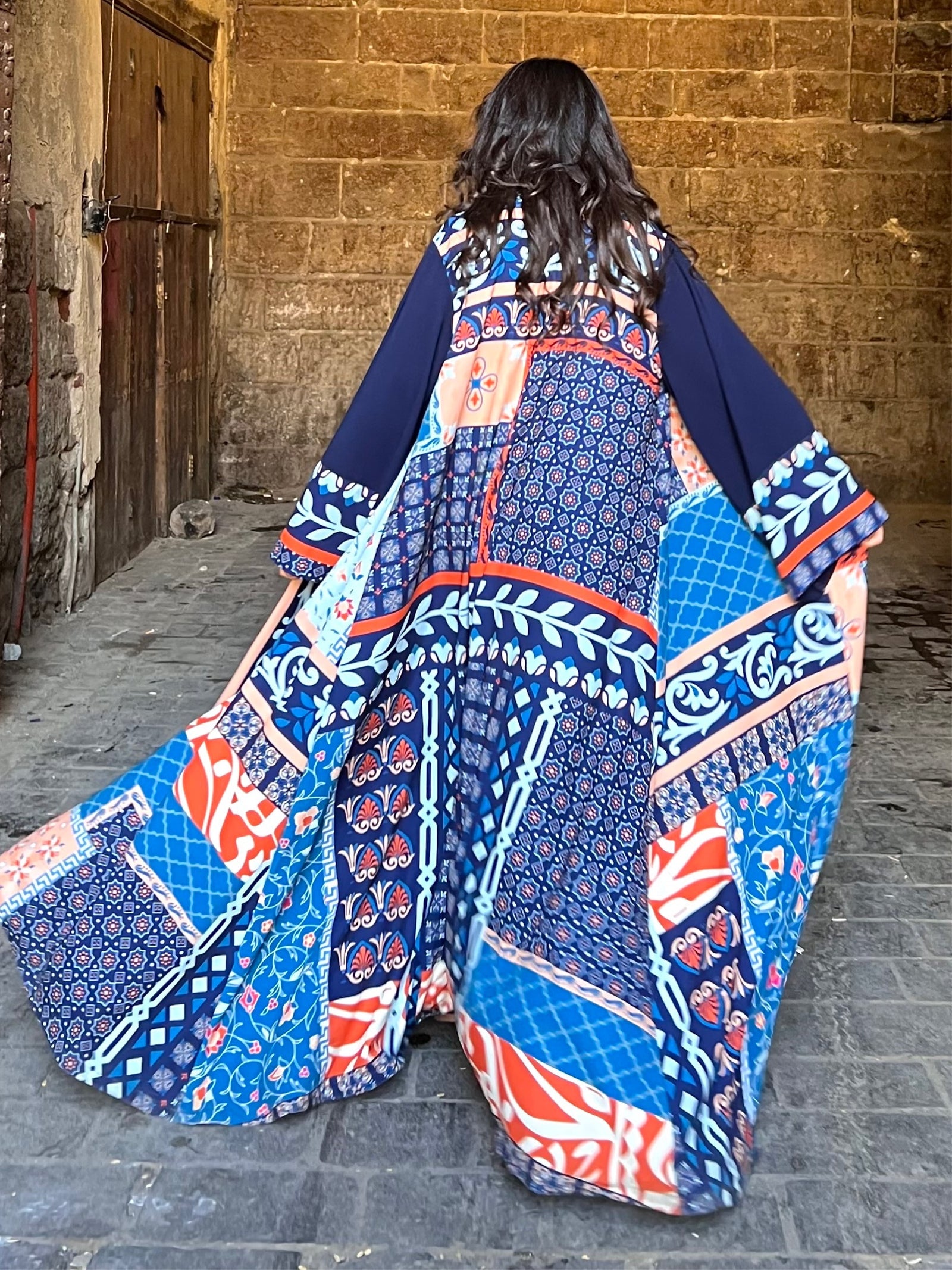 Timeless Abaya kimono - Navy